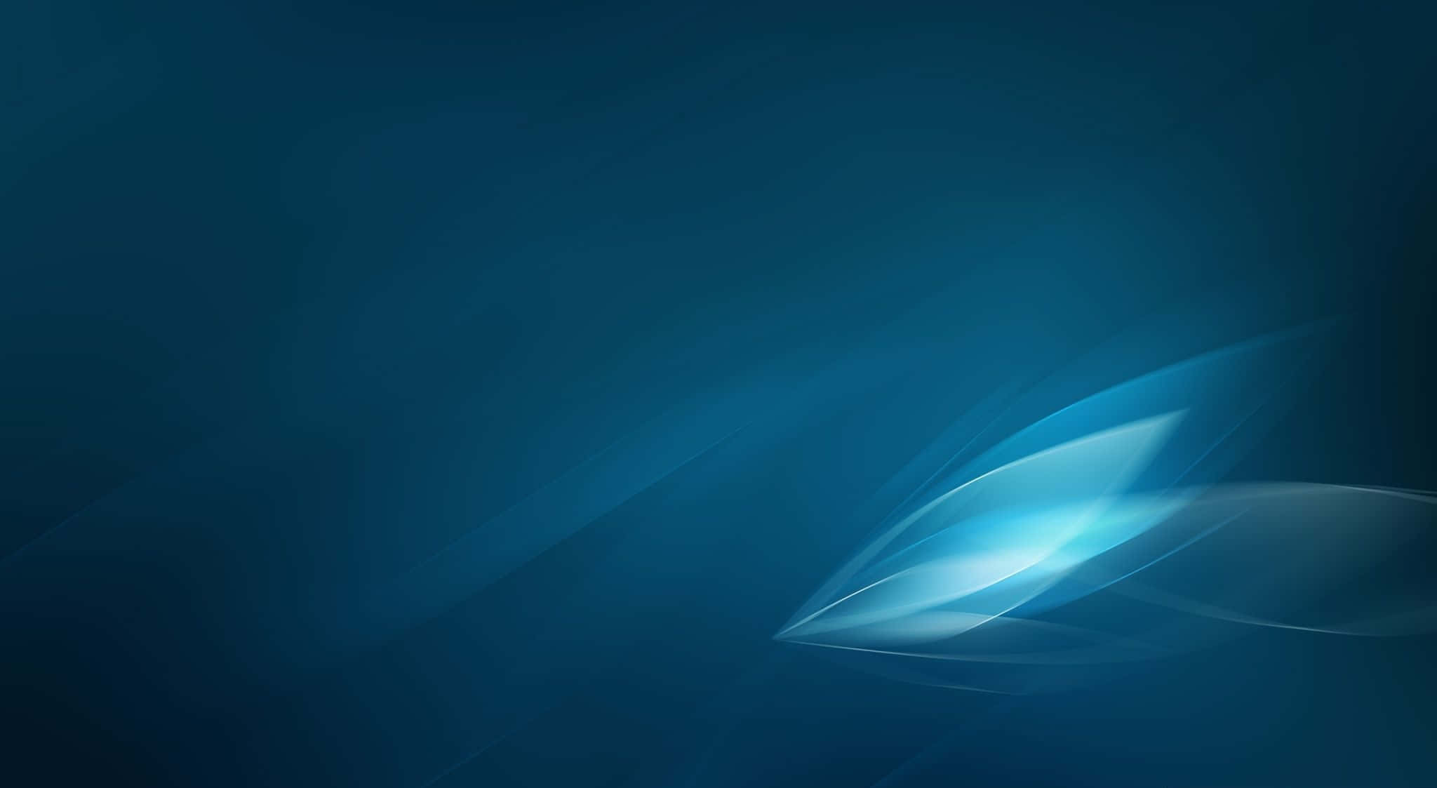 teal, black, blue light waves, Full HD Desktop Wallpaper