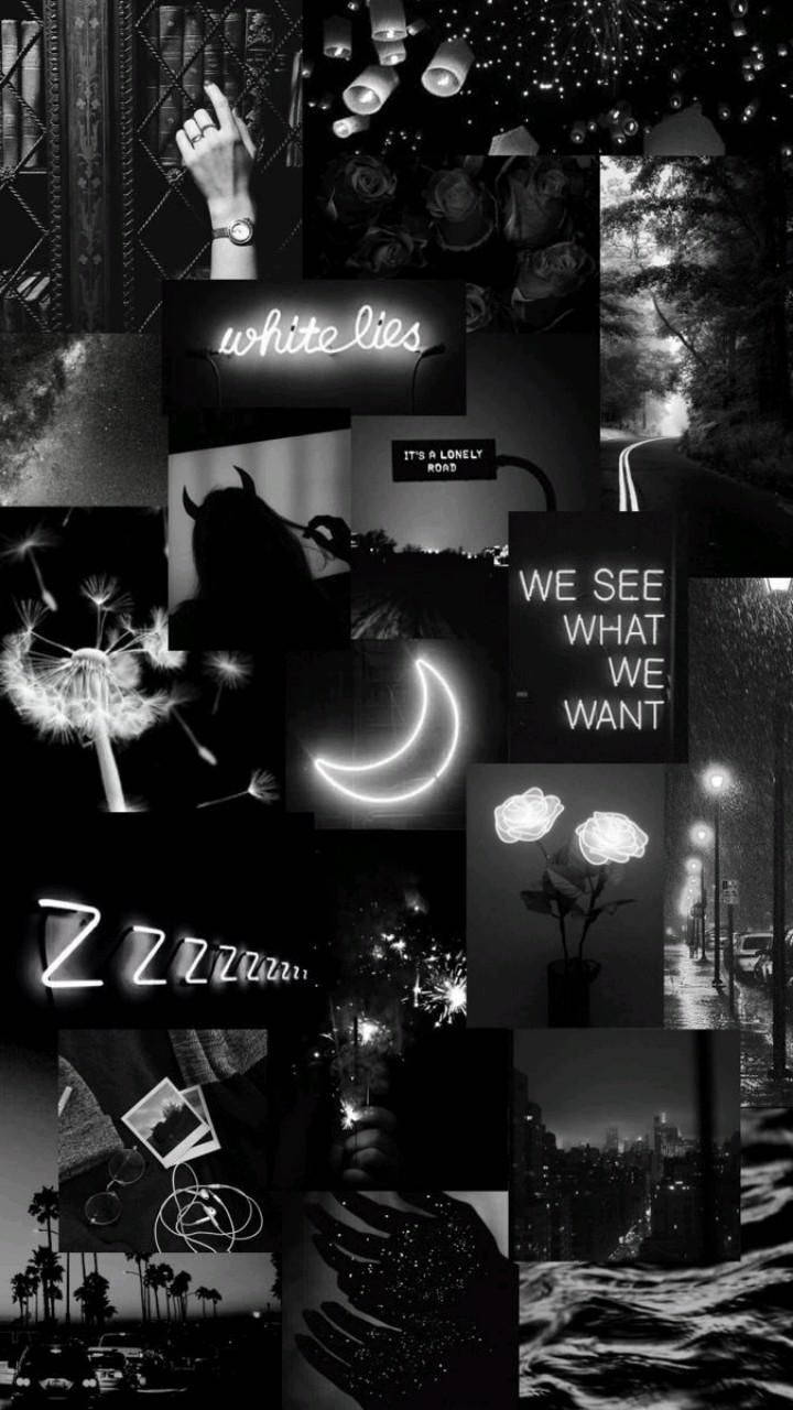 Dark Theme, monochrome, nighttime urban scenes, HD Phone Wallpaper