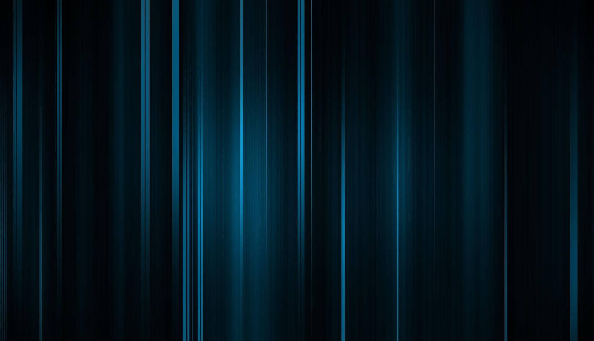 neon blue lines, glowing blue light streaks, deep black digital background, HD Desktop Wallpaper