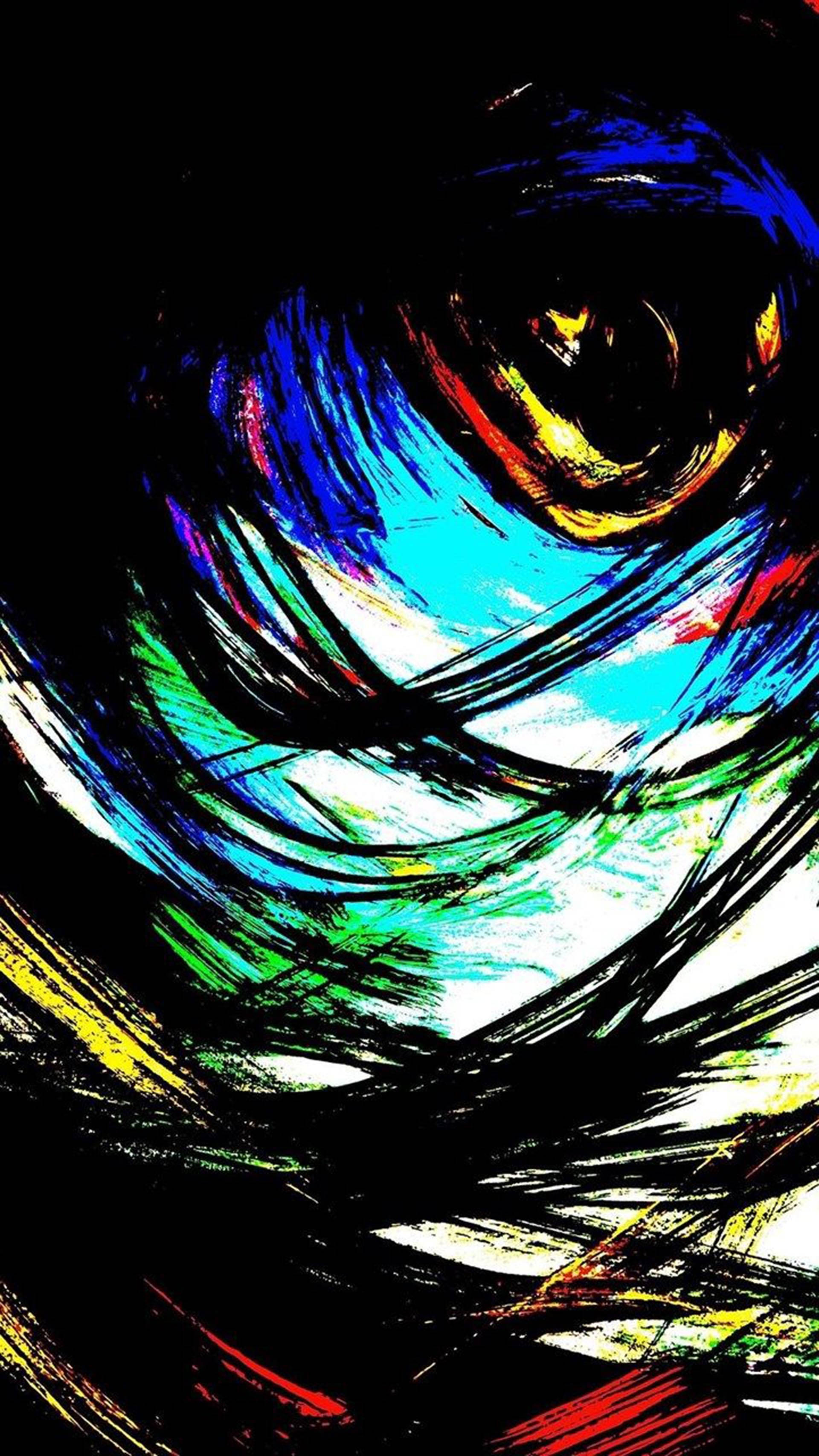 electric blues, greens, yellows, 2K Phone Wallpaper