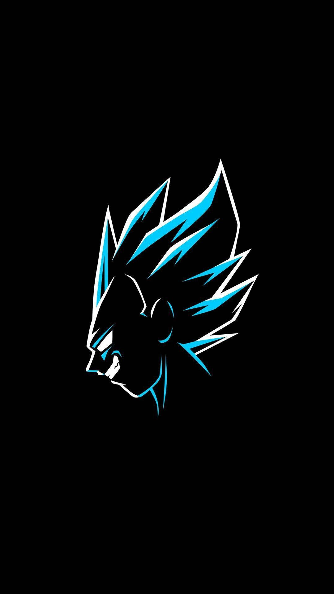 Dark Vegeta, blue and white, spiky hair, HD Phone Wallpaper