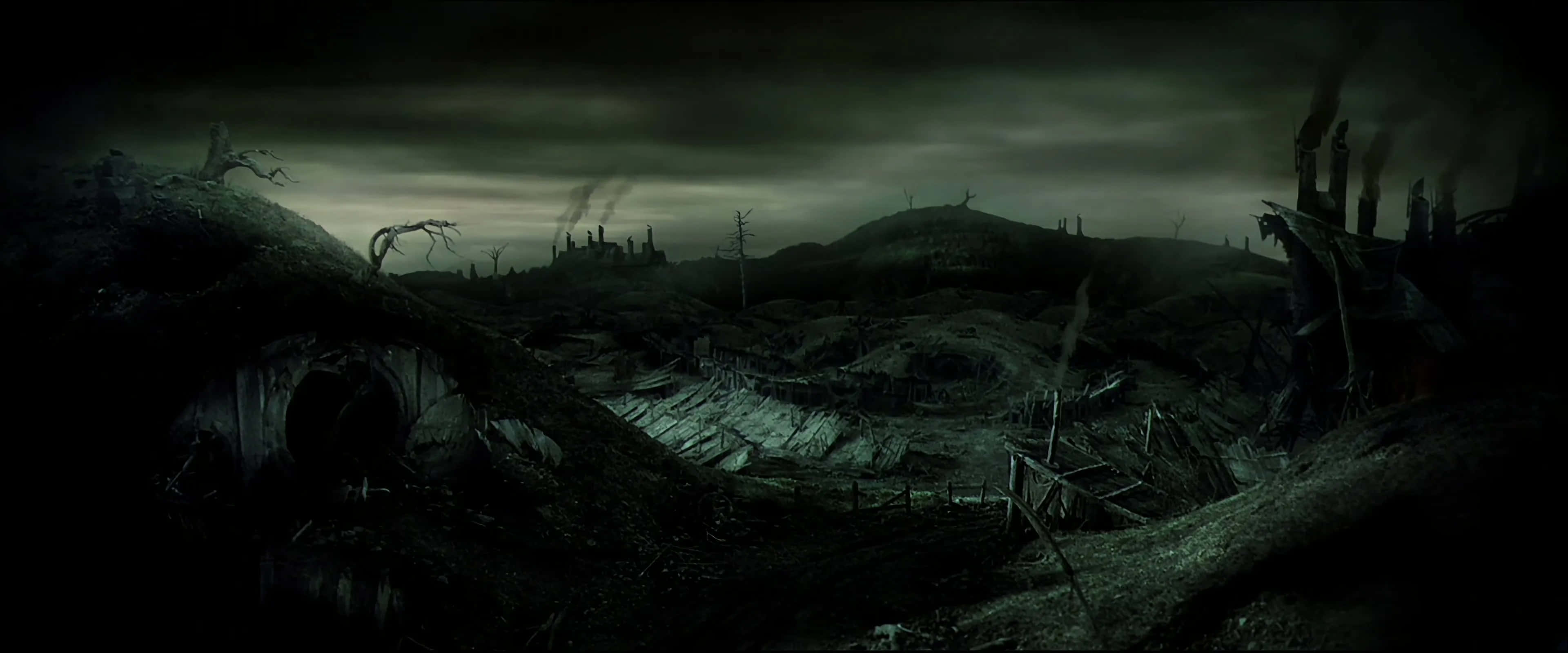 Dark War, wasteland, gloomy sky, 4K Desktop Wallpaper