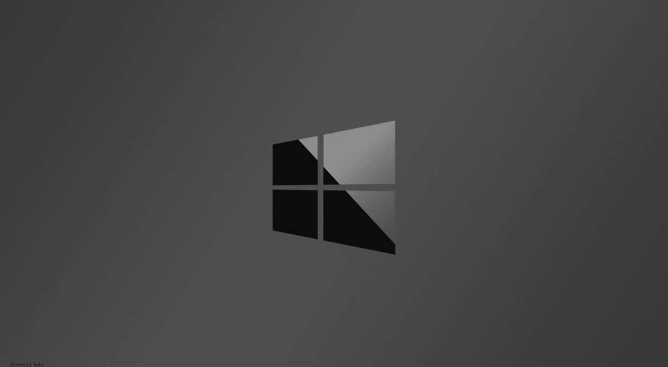 Windows, black, gray, HD Desktop Wallpaper