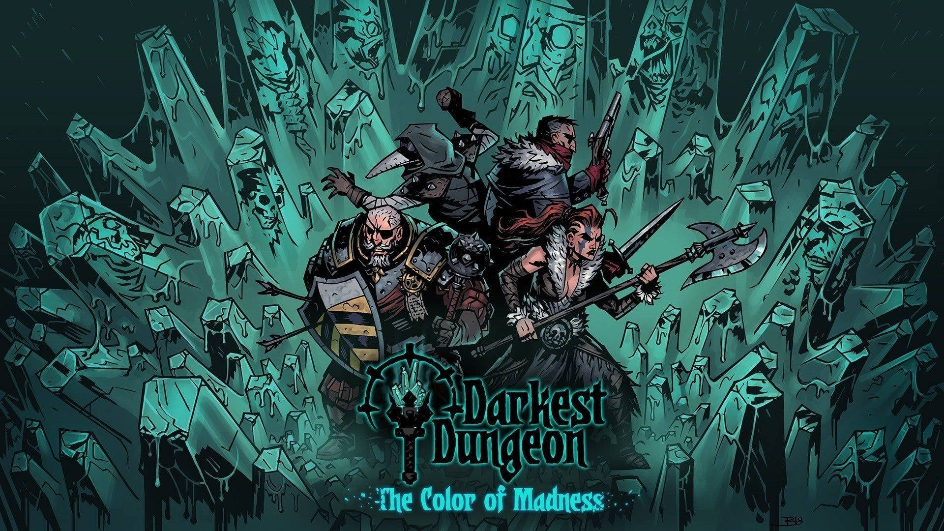 Darkest Dungeon, color of madness, teal lighting, Full HD Desktop Wallpaper