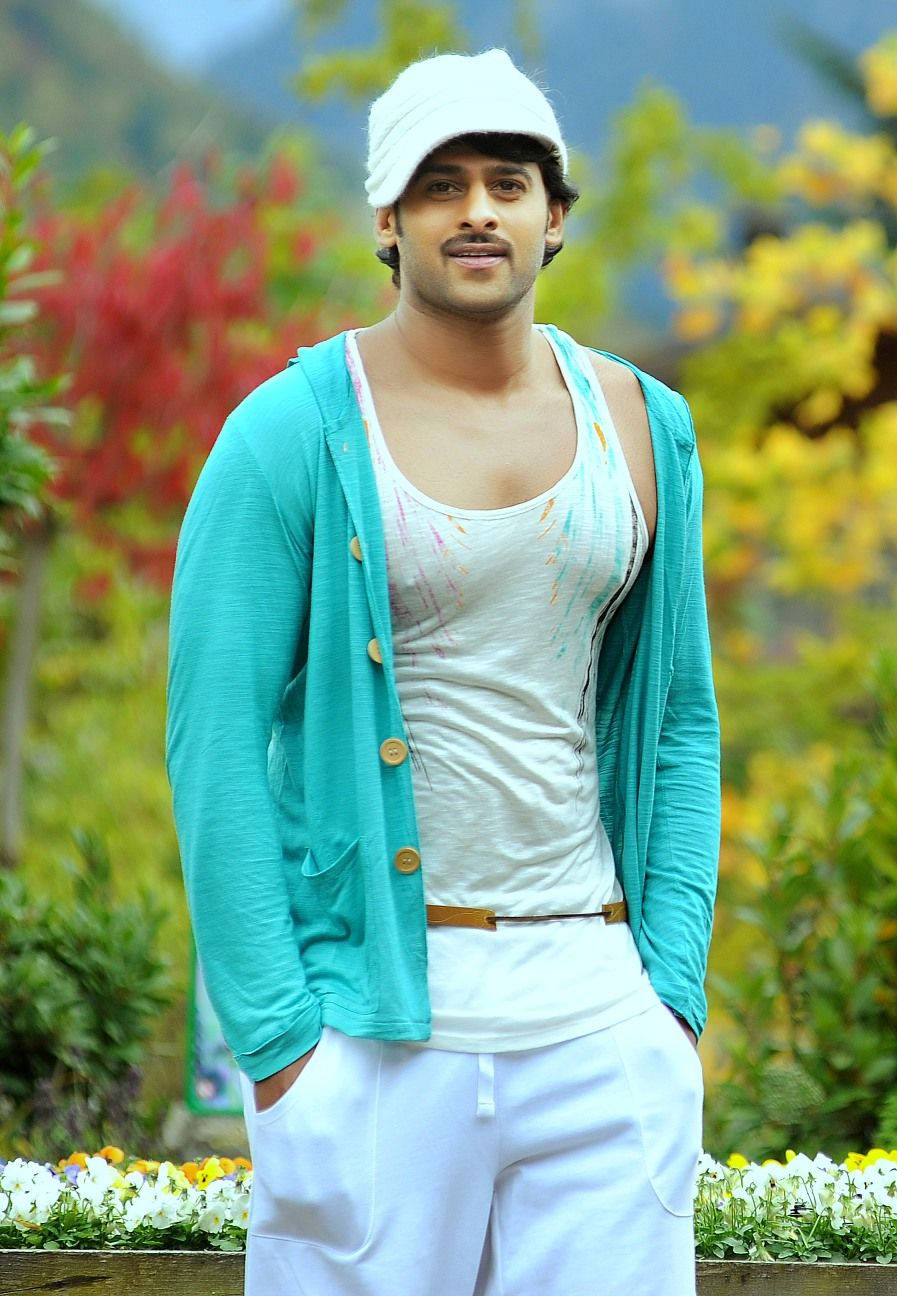 Darling Prabhas Movie, park, white cap, HD Phone Wallpaper