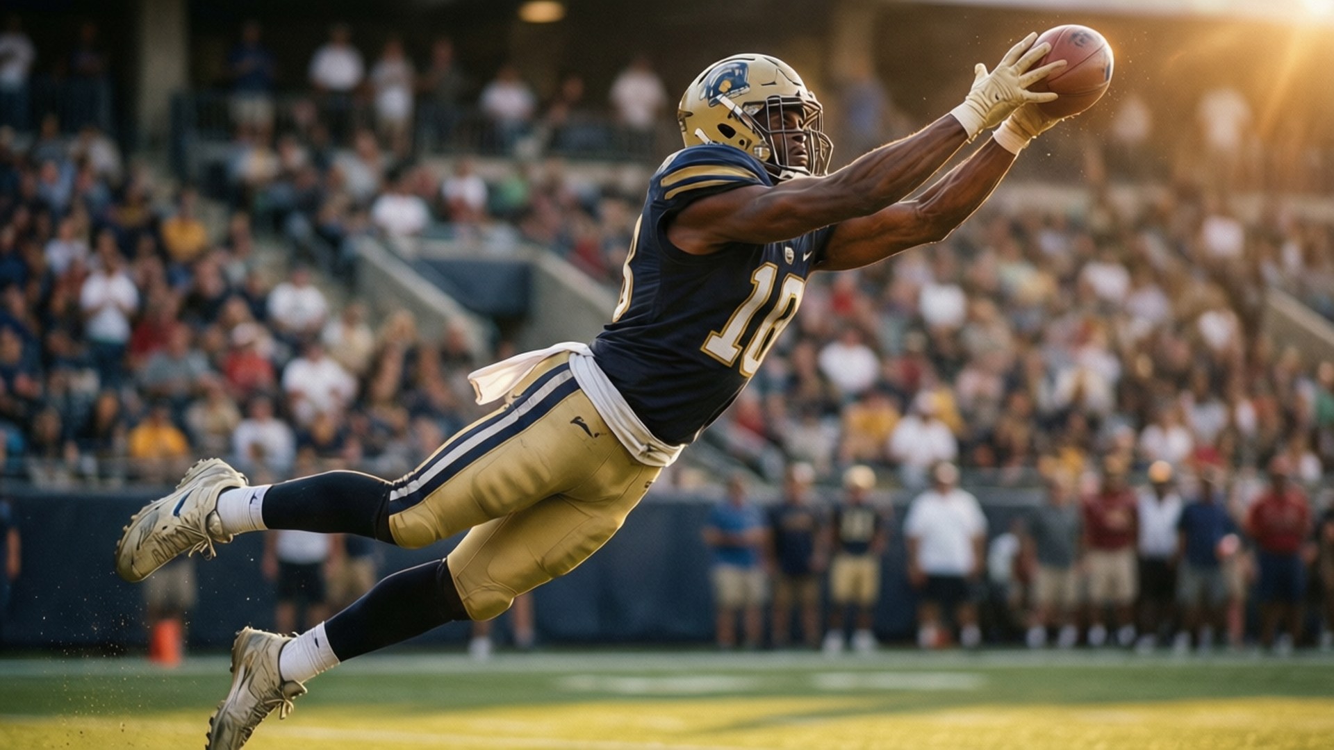 Darnell Washington, golden hour, leaping, Full HD Desktop Wallpaper