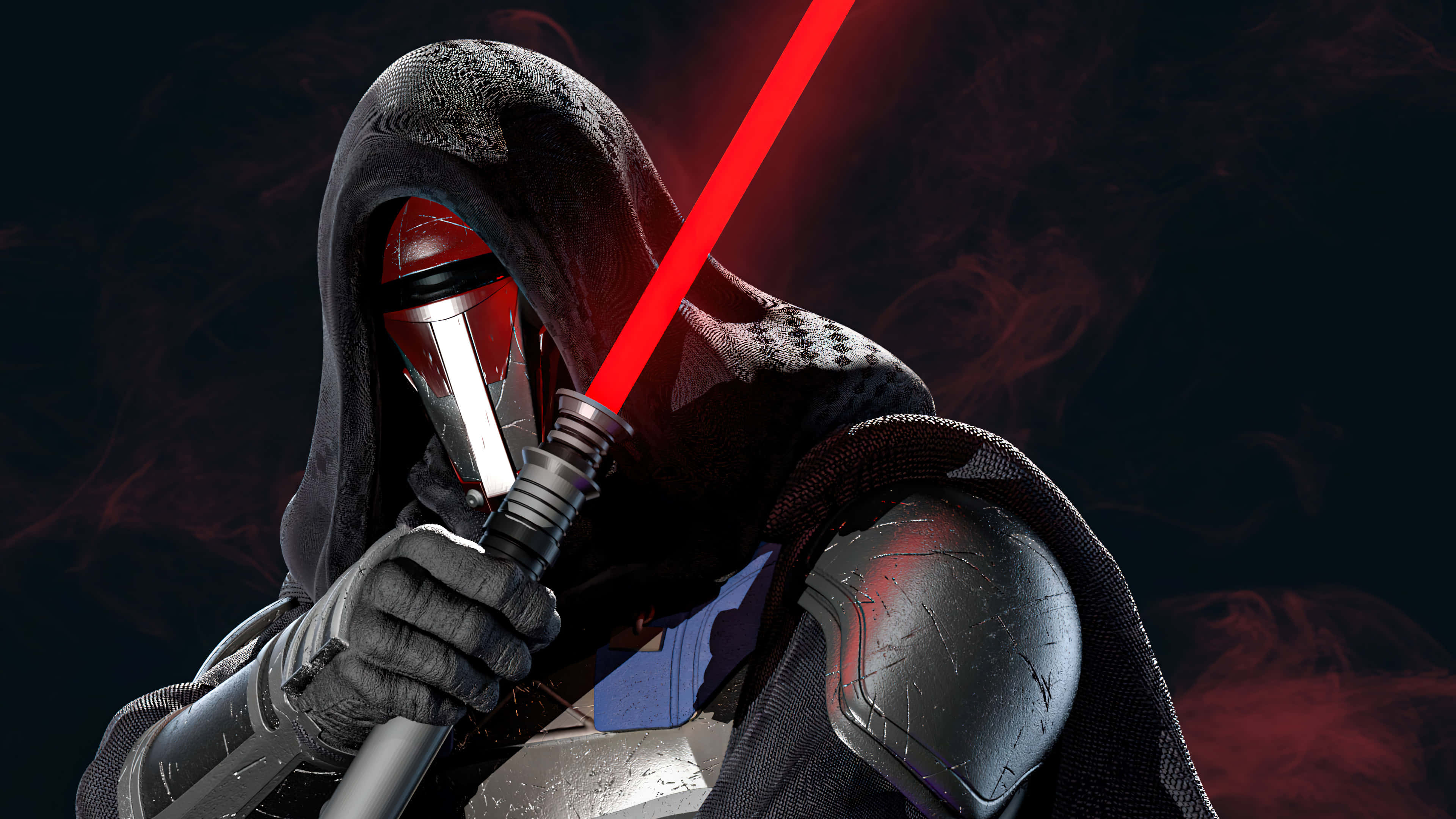 Darth Revan, 4K, black hood, 4K Desktop Wallpaper