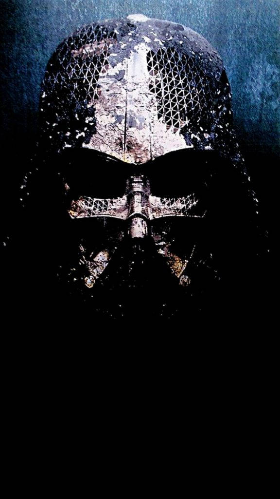 Darth Vader, Darth Vader helmet, cracked armor, SD Phone Wallpaper