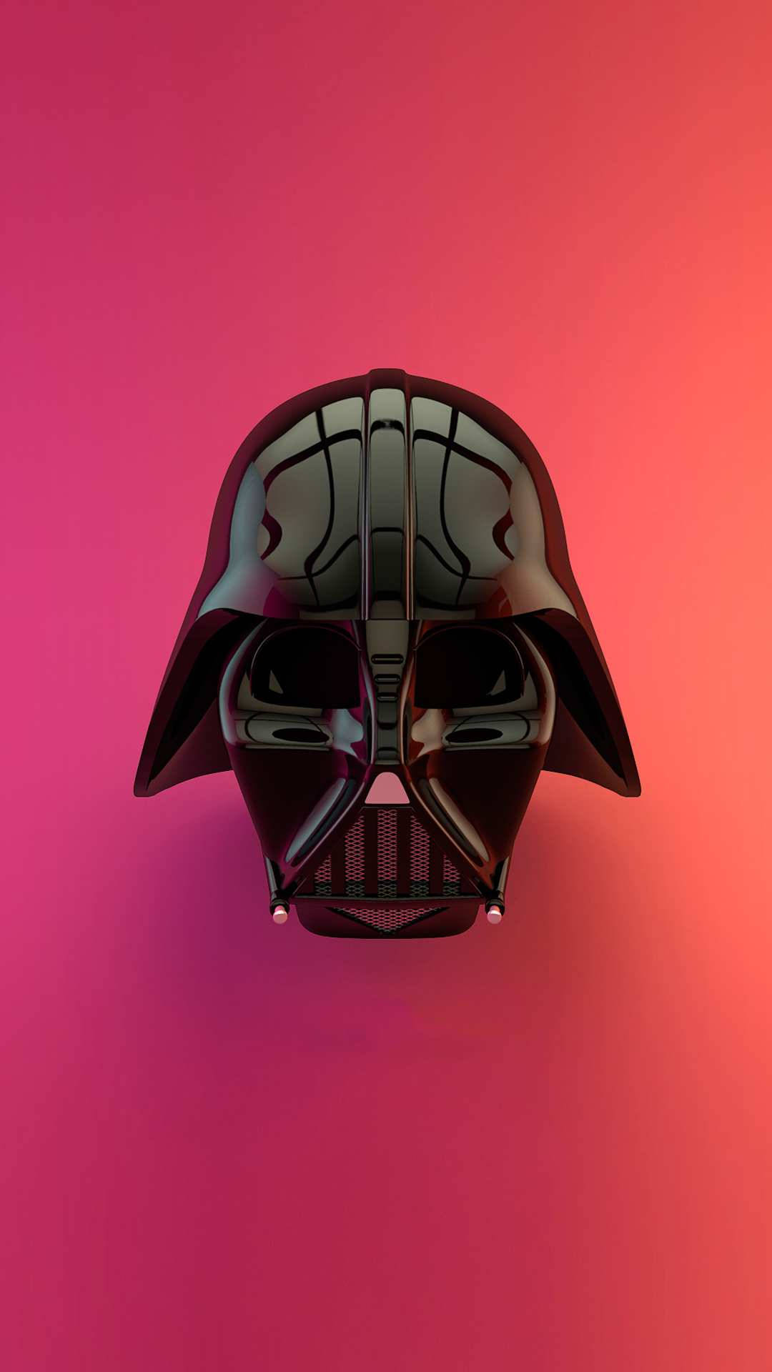 3D Apple iPhone, Darth Vader, helmet, Full HD Phone Wallpaper