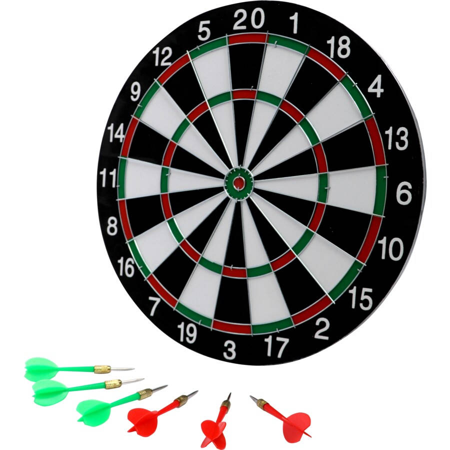 dartboard, green darts, red darts, SD Desktop Wallpaper