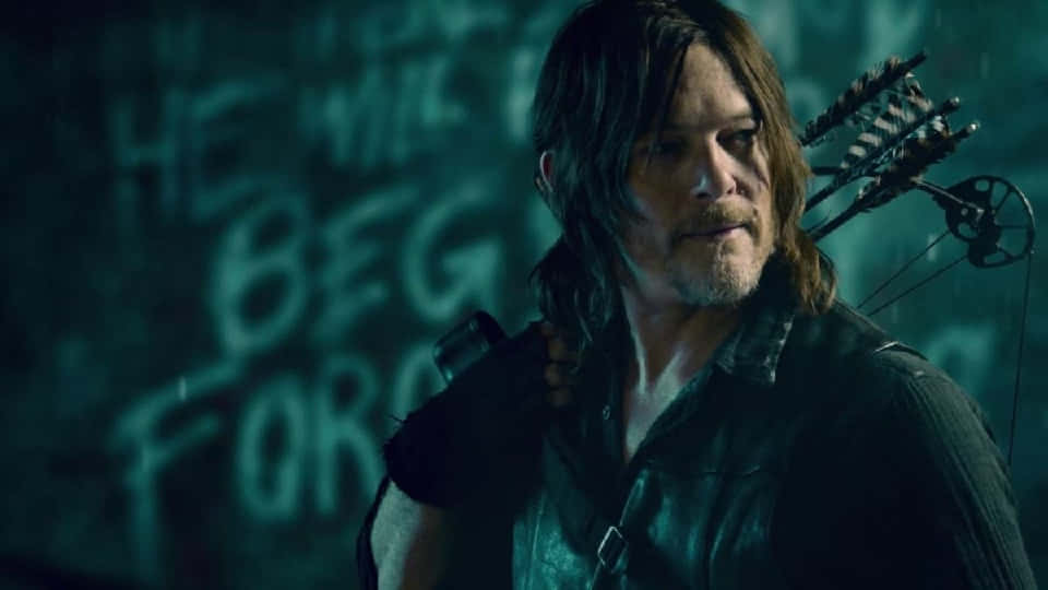 Daryl Dixon, archer, bow and arrows, SD Desktop Wallpaper