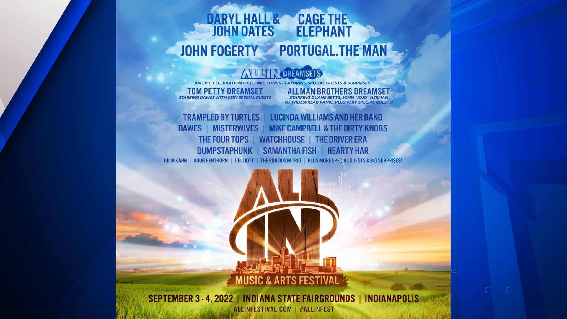Daryl Hall John Oates, ALL IN, sunset-lit field, Full HD Desktop Wallpaper