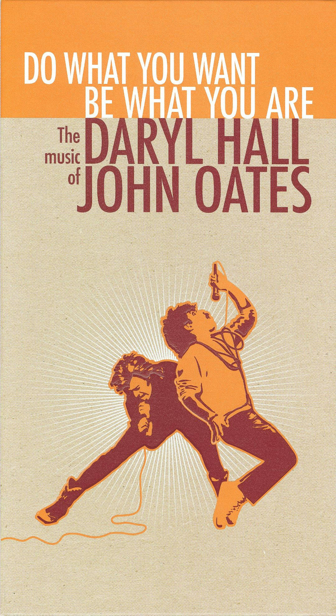 Daryl Hall John Oates, orange, maroon, Full HD Phone Wallpaper