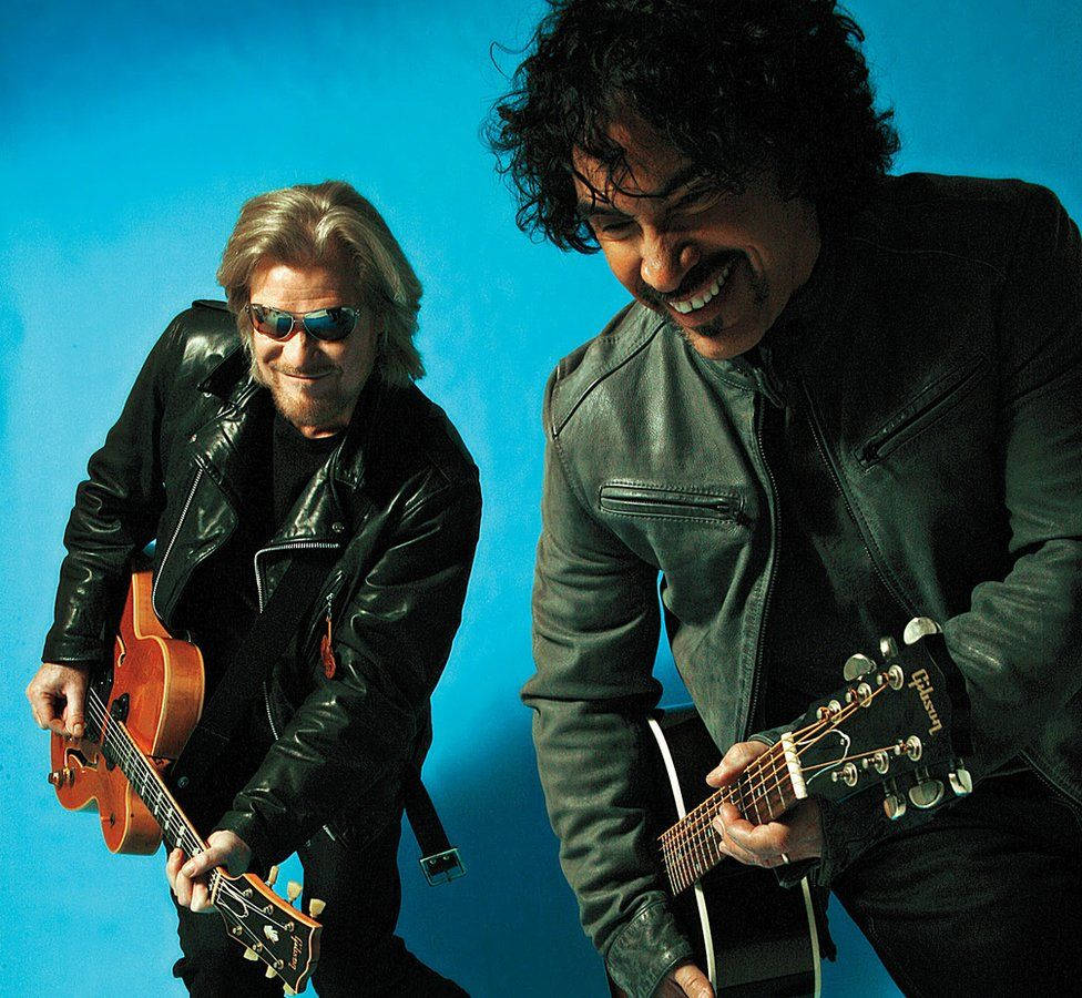 Daryl Hall, John Oates, leather jackets, SD Desktop Wallpaper