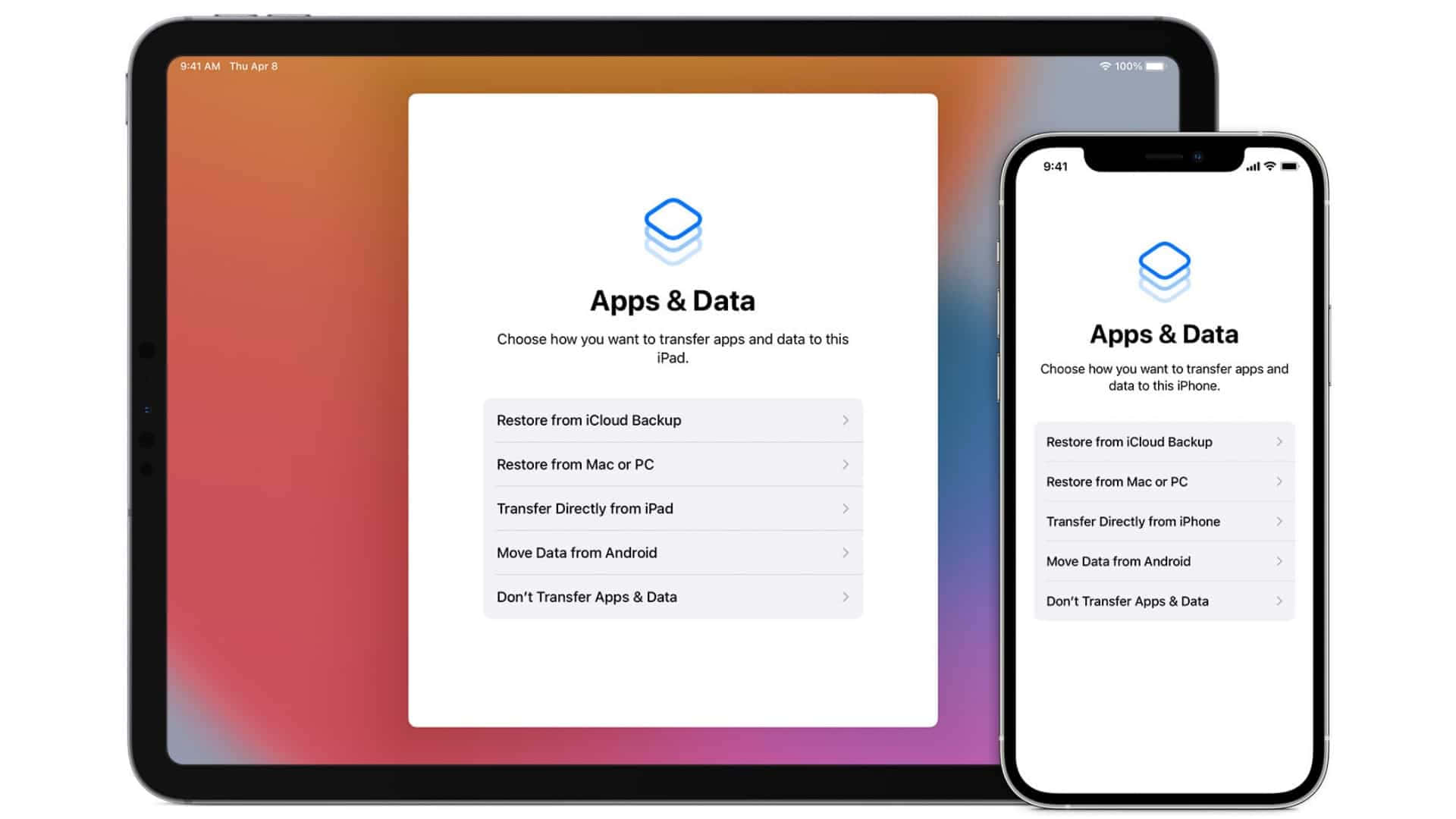 iPad, iPhone, Apps & Data, Full HD Desktop Wallpaper