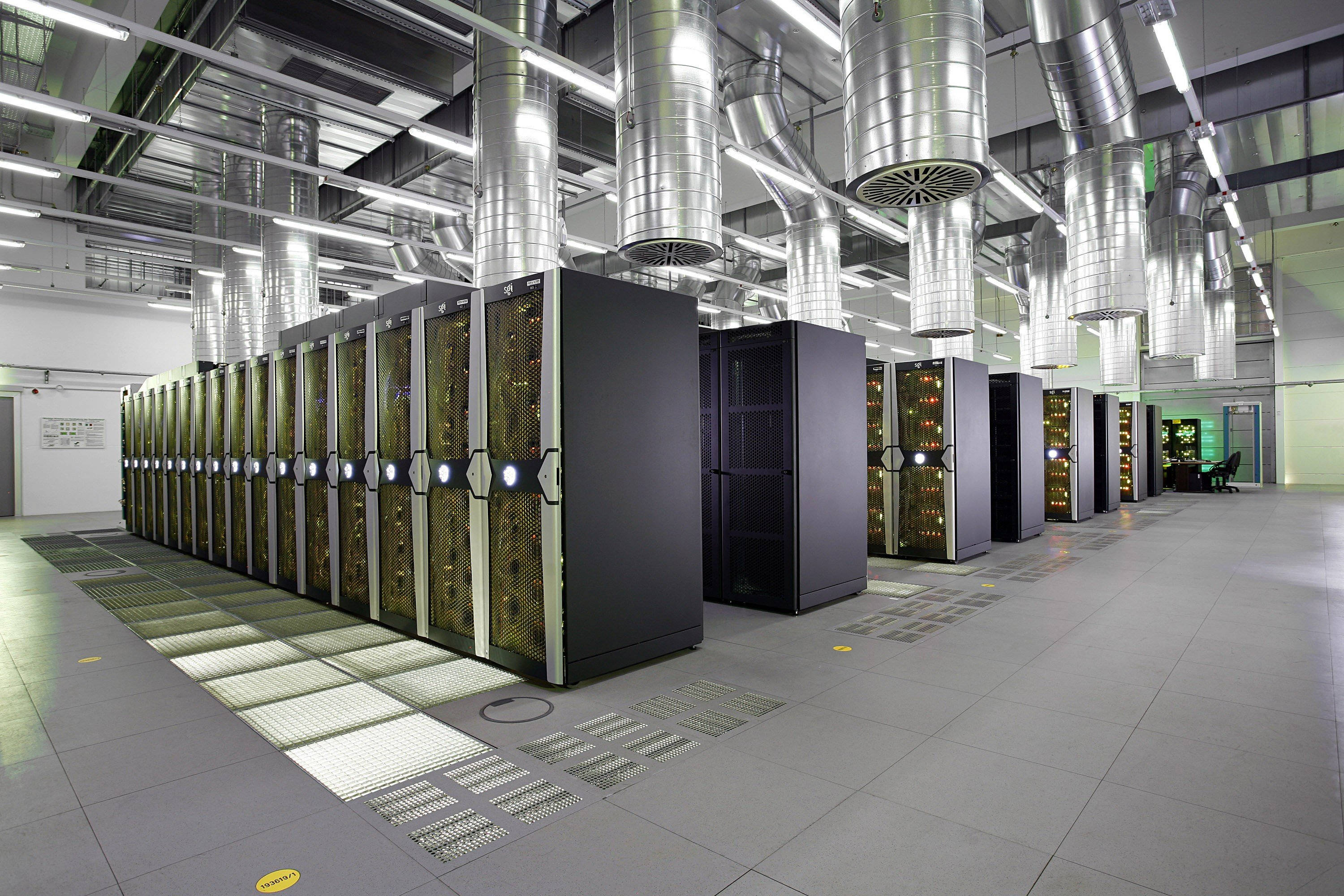 data center, server racks, black, 2K Desktop Wallpaper