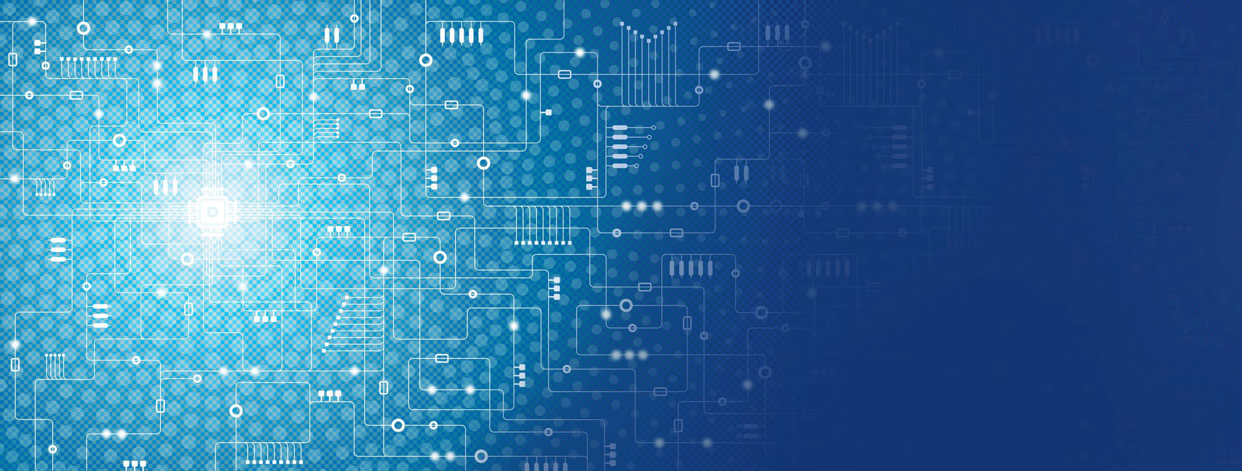 data management, glowing blue digital circuit board, intricate pathways, Full HD Desktop Wallpaper