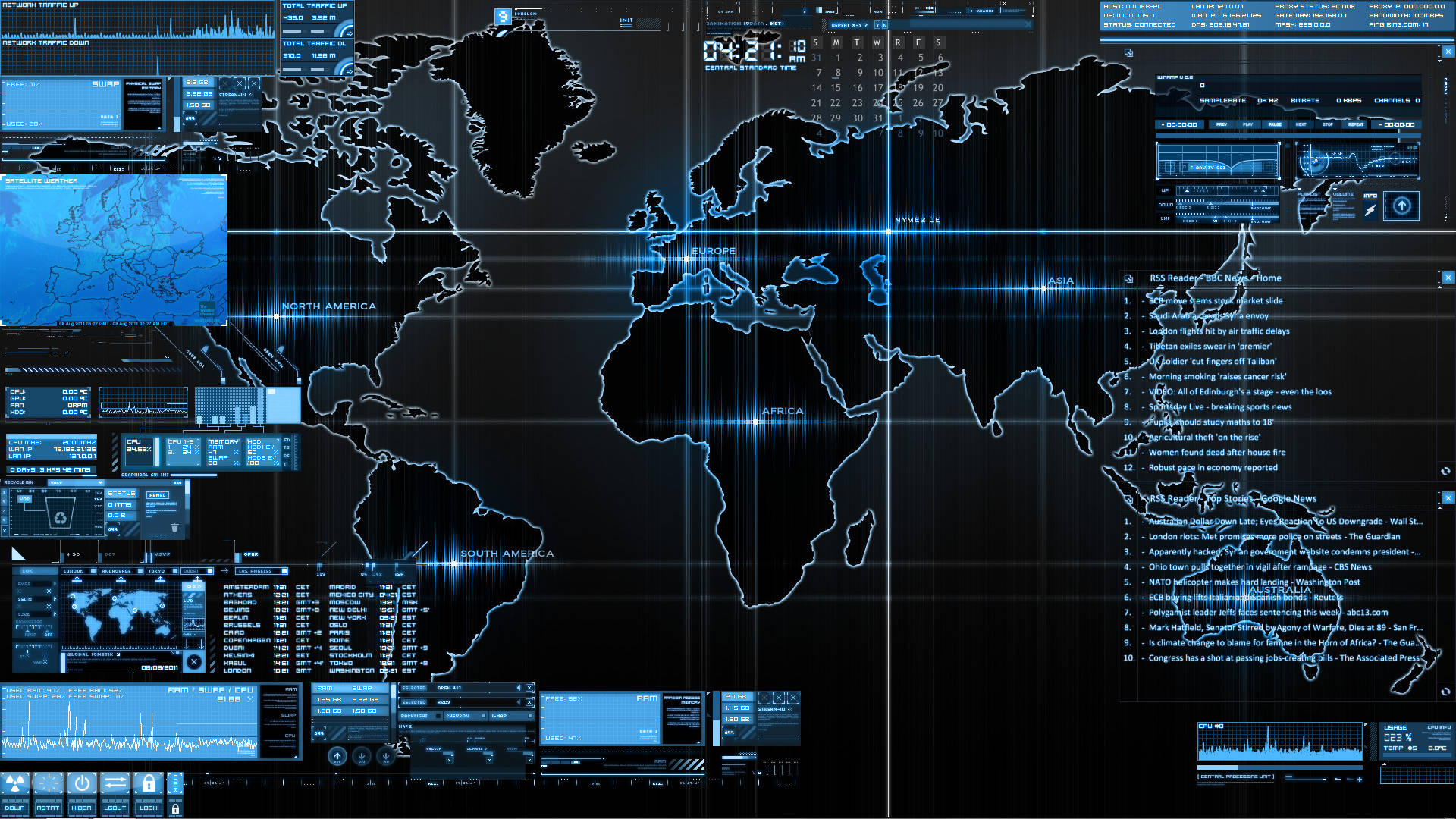 blue, geographical data, futuristic digital interface, Full HD Desktop Wallpaper