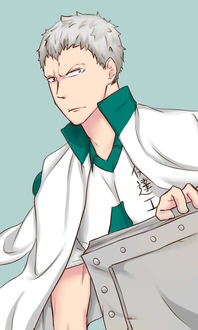 Date Tech High, Volleyball Team, spiky silver hair, SD Phone Wallpaper