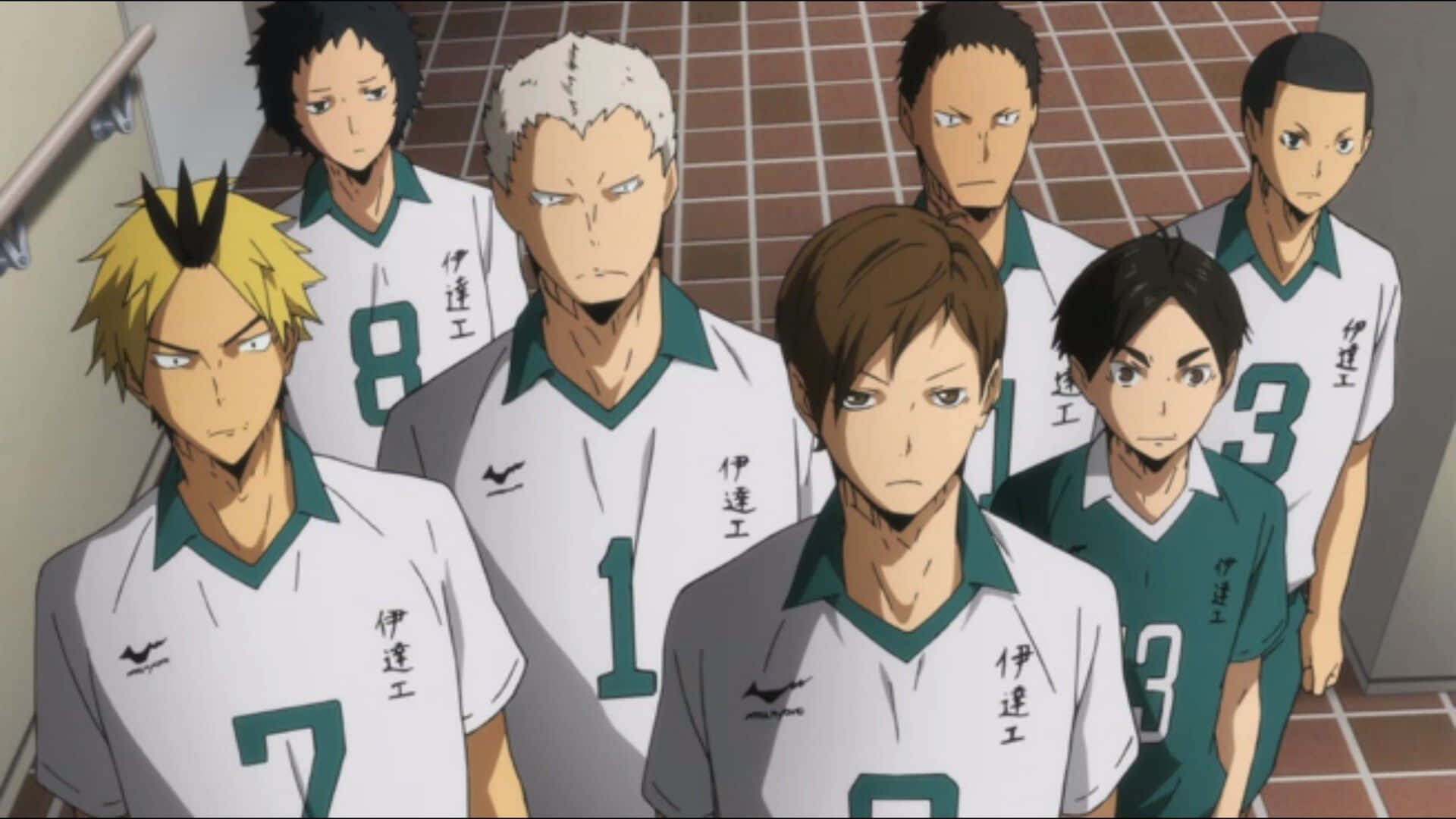 Date Tech High, volleyball team, gym, Full HD Desktop Wallpaper