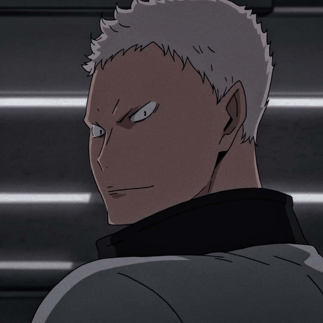Date Tech High, anime man, spiky white hair, SD Desktop Wallpaper