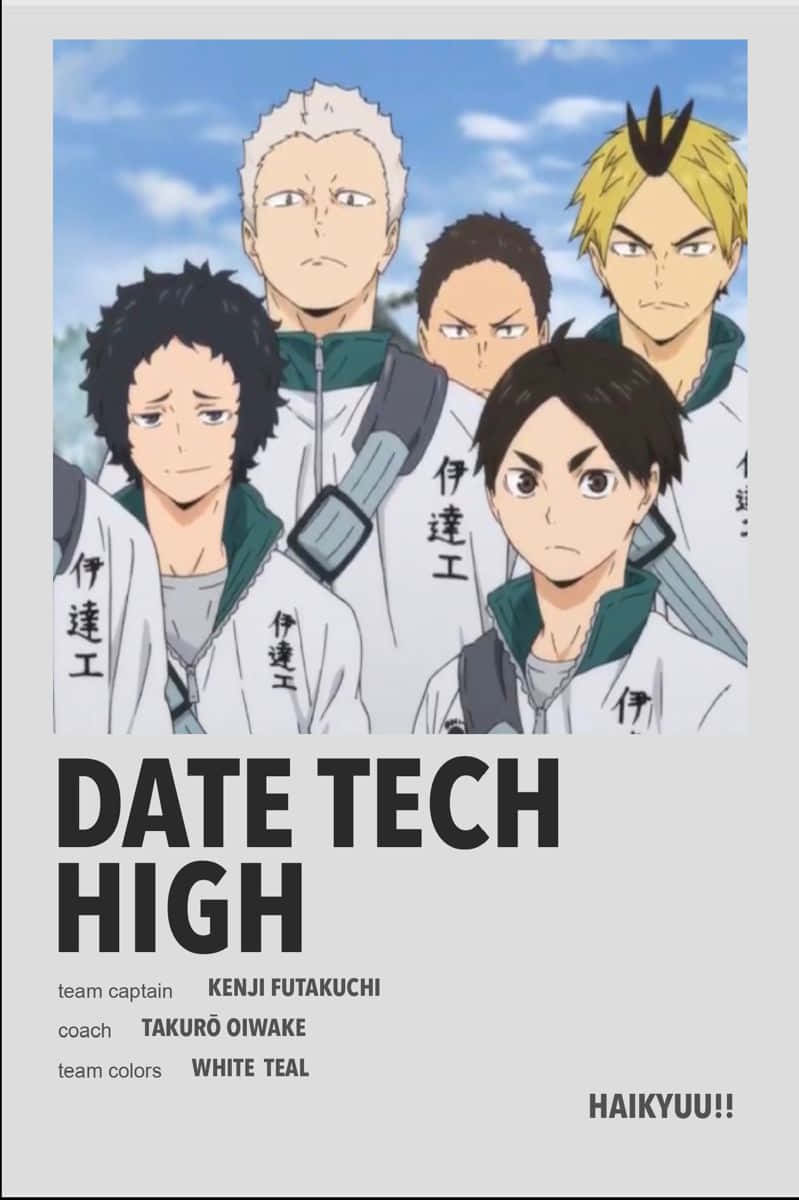 Date Tech High, Volleyball Team, white and teal uniforms, SD Phone Wallpaper