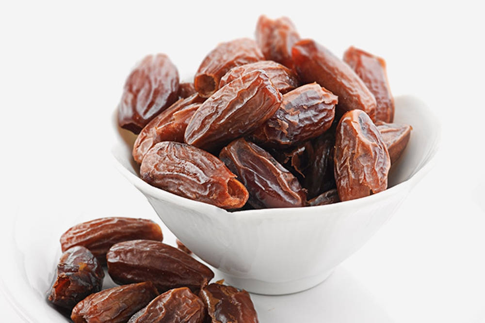 bowl, dates fruits, white bowl, SD Desktop Wallpaper