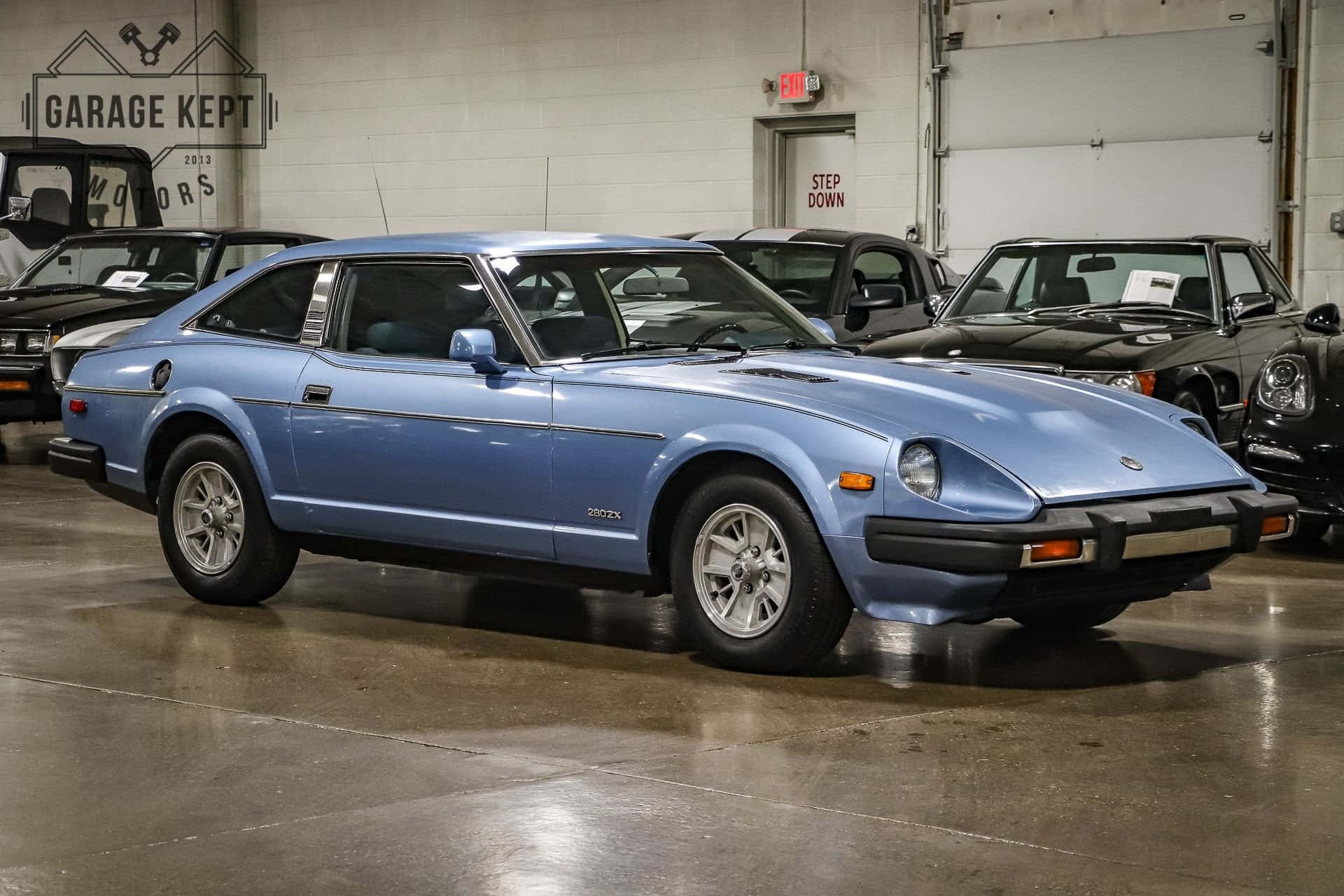 Datsun 280ZX, light blue, pristine condition, Full HD Desktop Wallpaper