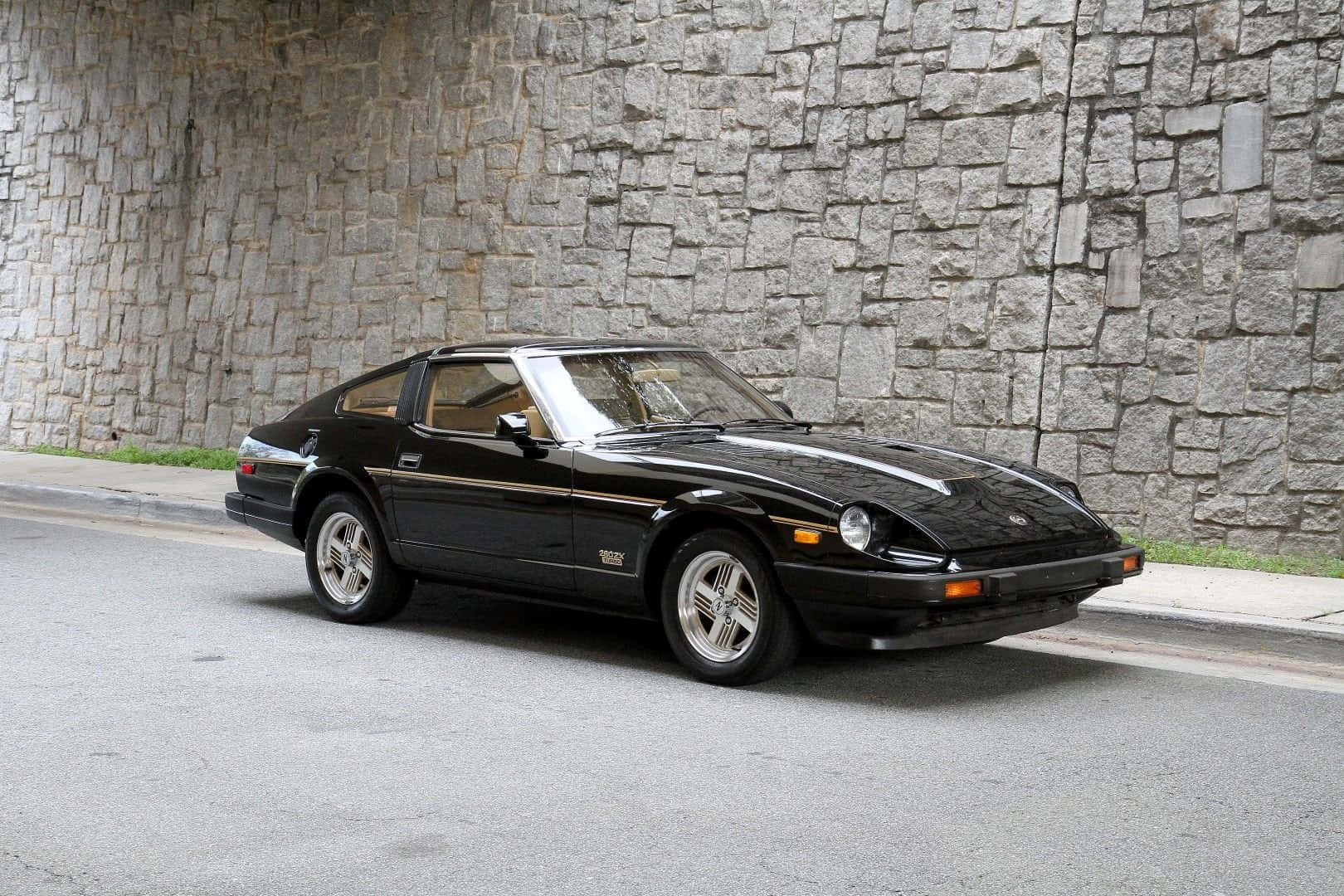 Datsun 280ZX, black, sports car, HD Desktop Wallpaper
