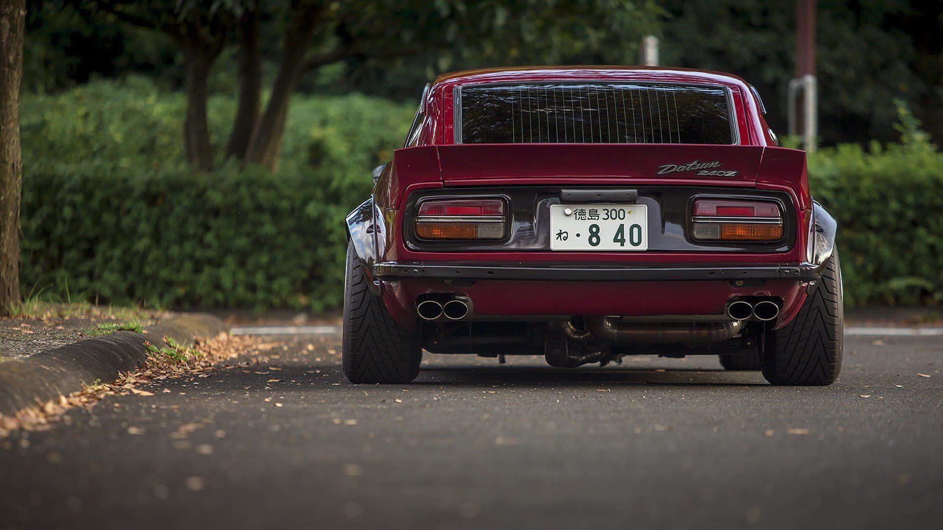 Datsun, 1920 x 1080, maroon, Full HD Desktop Wallpaper