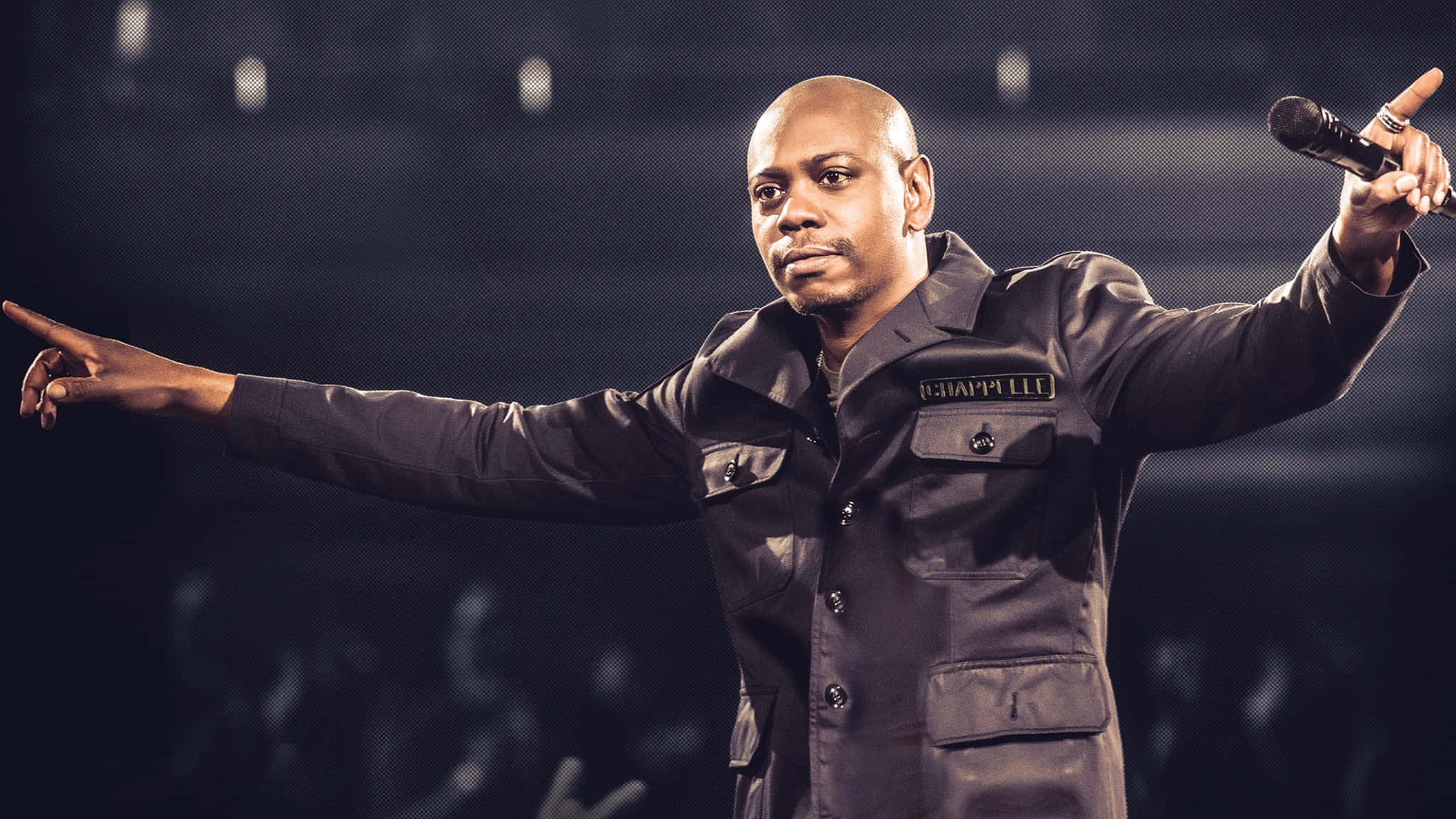 Dave Chappelle, comedy king, dark jacket, Full HD Desktop Wallpaper