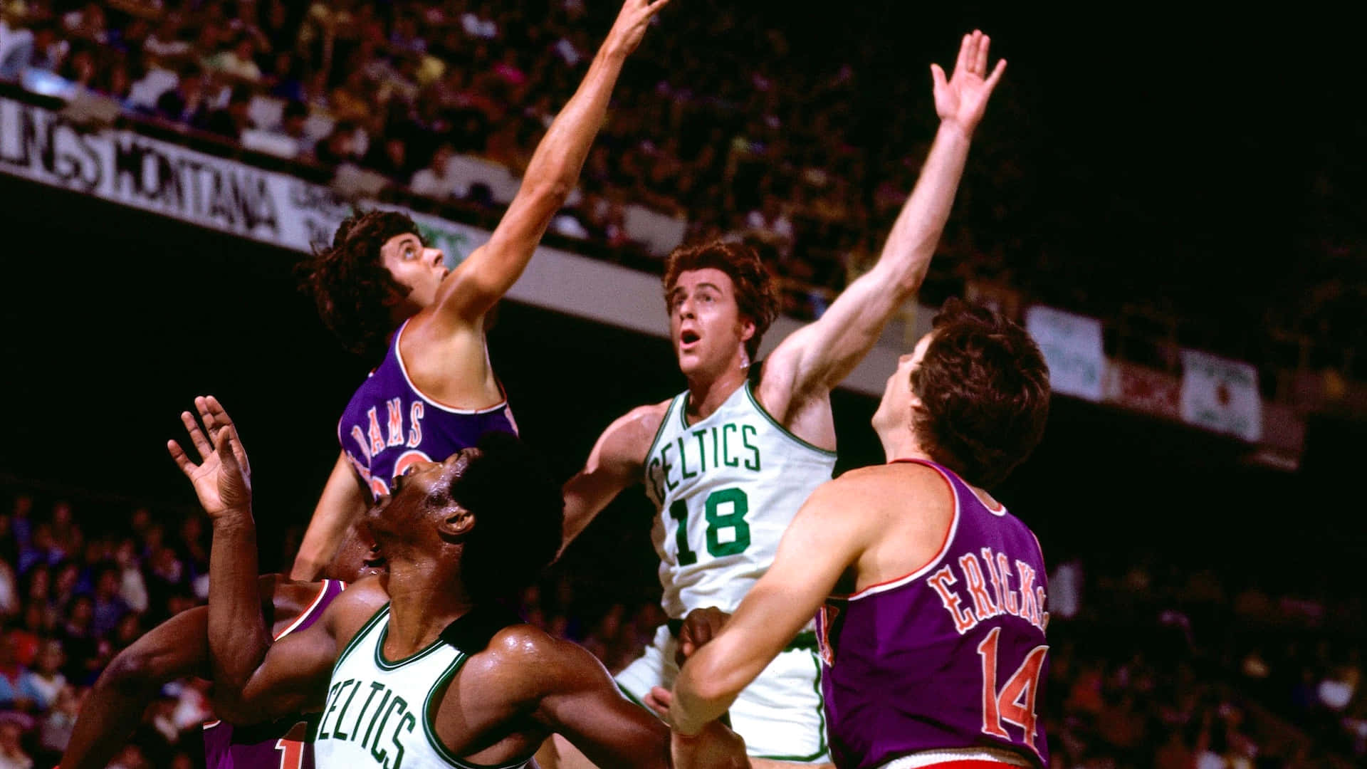 Dave Cowens, 1976 NBA, basketball players, Full HD Desktop Wallpaper