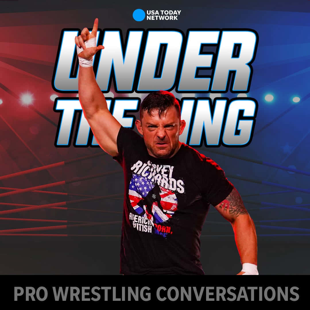 Davey Richards, wrestling ring, bright stage lights, SD Desktop Wallpaper