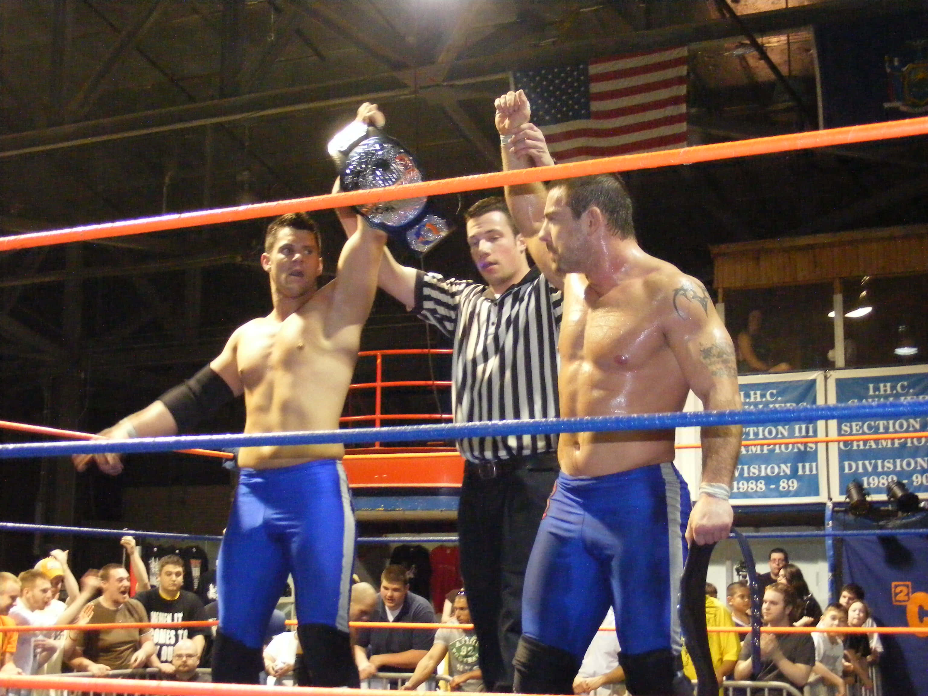Davey Richards, 2CW Tag Team Champion belt, ring, 2K Desktop Wallpaper