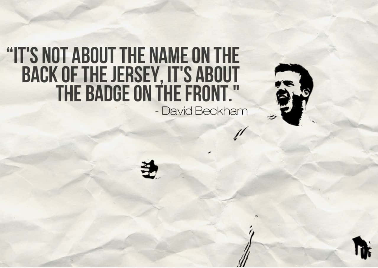 David Beckham, black ink silhouette, crumpled paper background, SD Desktop Wallpaper