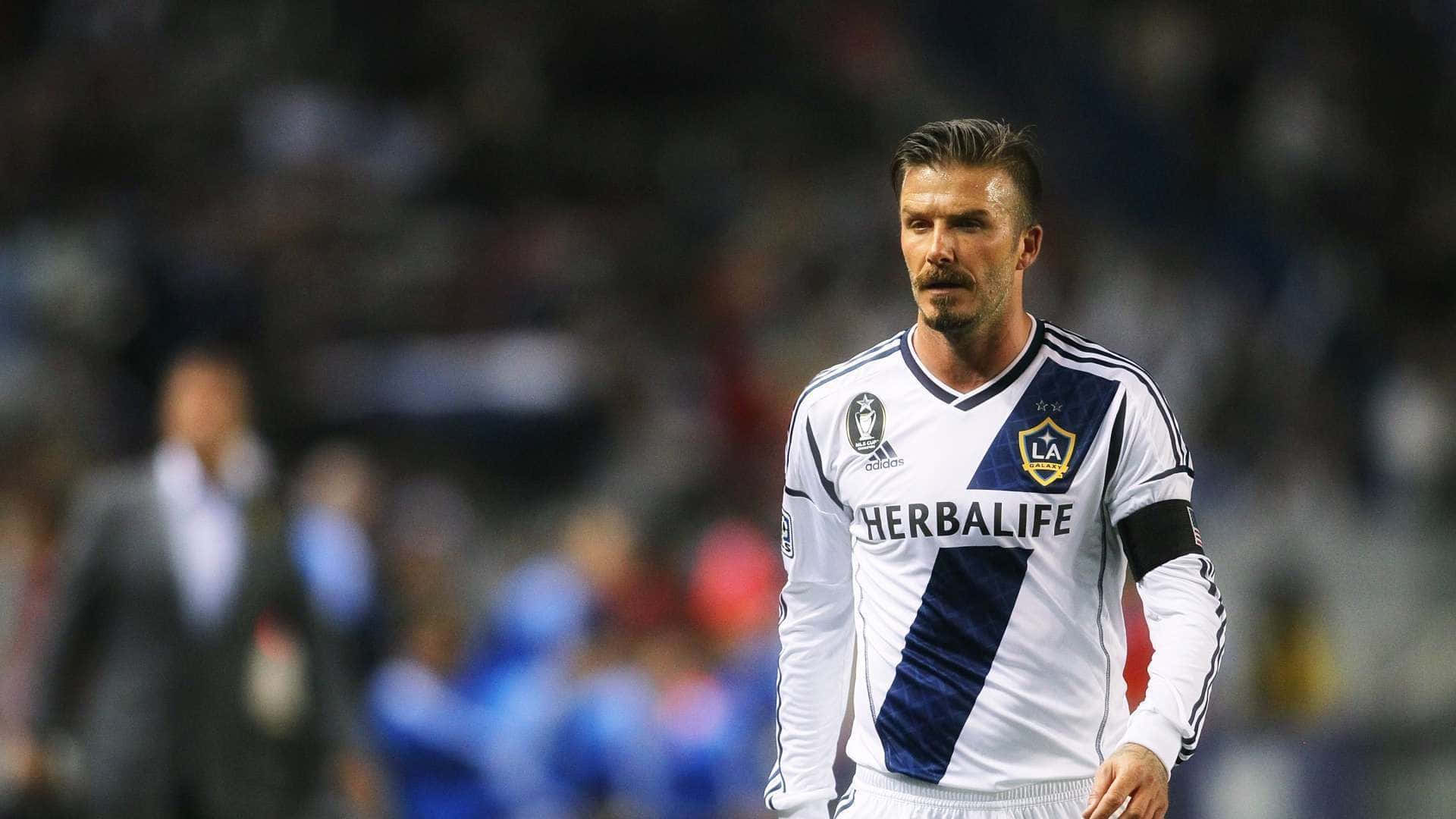 LA Galaxy, David Beckham, stadium lights, Full HD Desktop Wallpaper