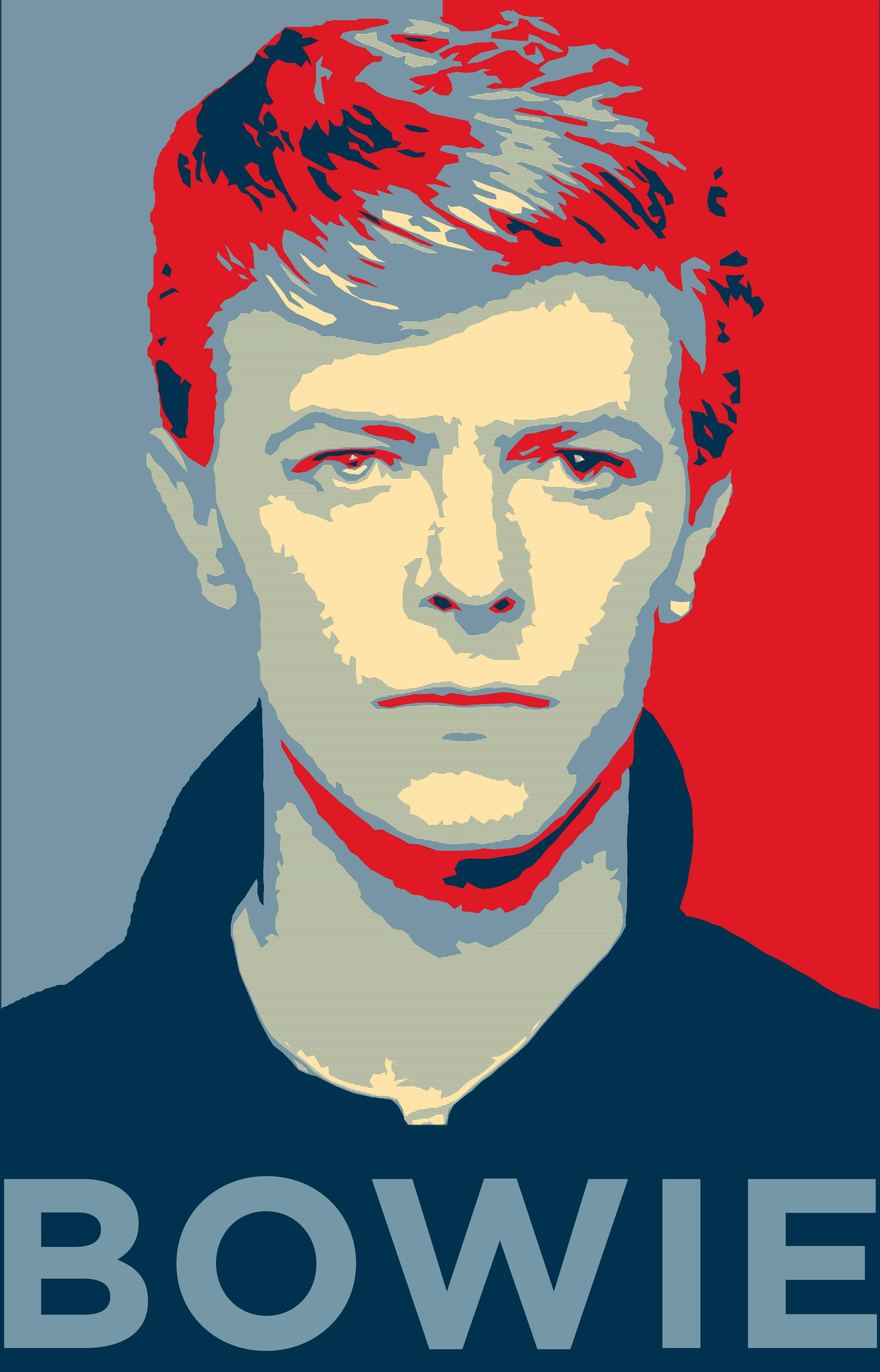David Bowie, red hair, intense gaze, 5K Phone Wallpaper