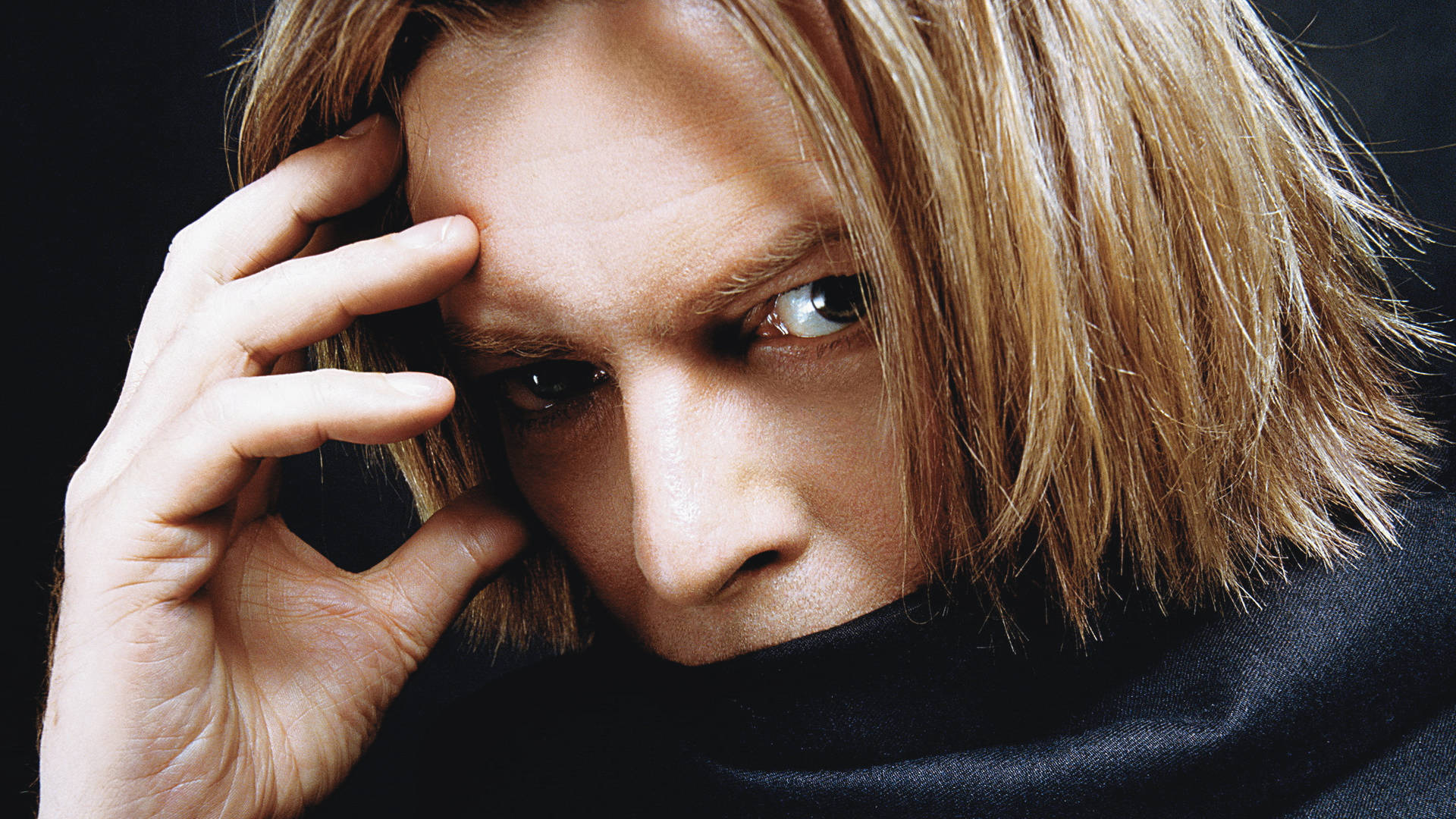 David Bowie, blonde hair, close-up, Full HD Desktop Wallpaper