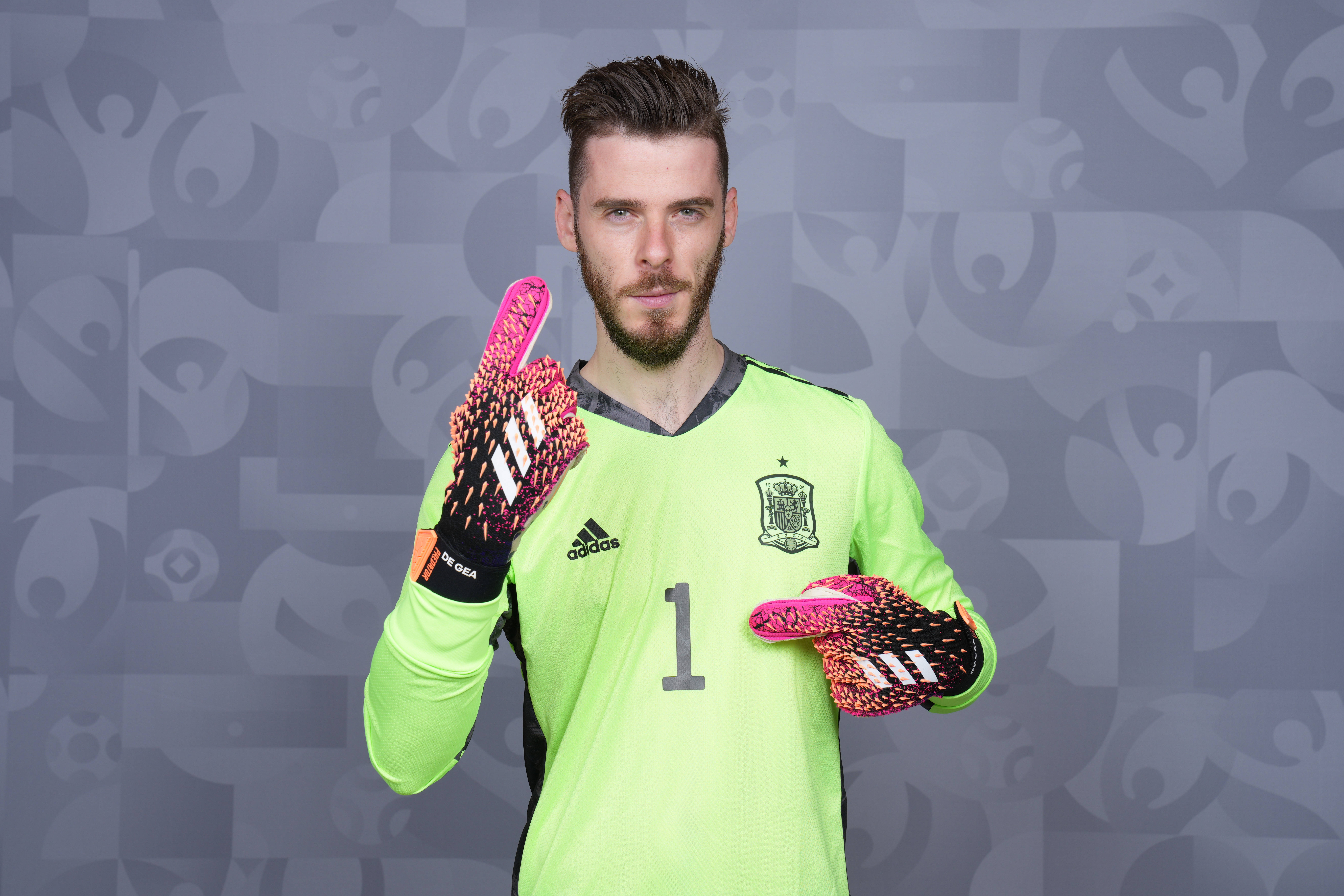 David de gea, number one, bright green jersey, 8K Desktop Wallpaper