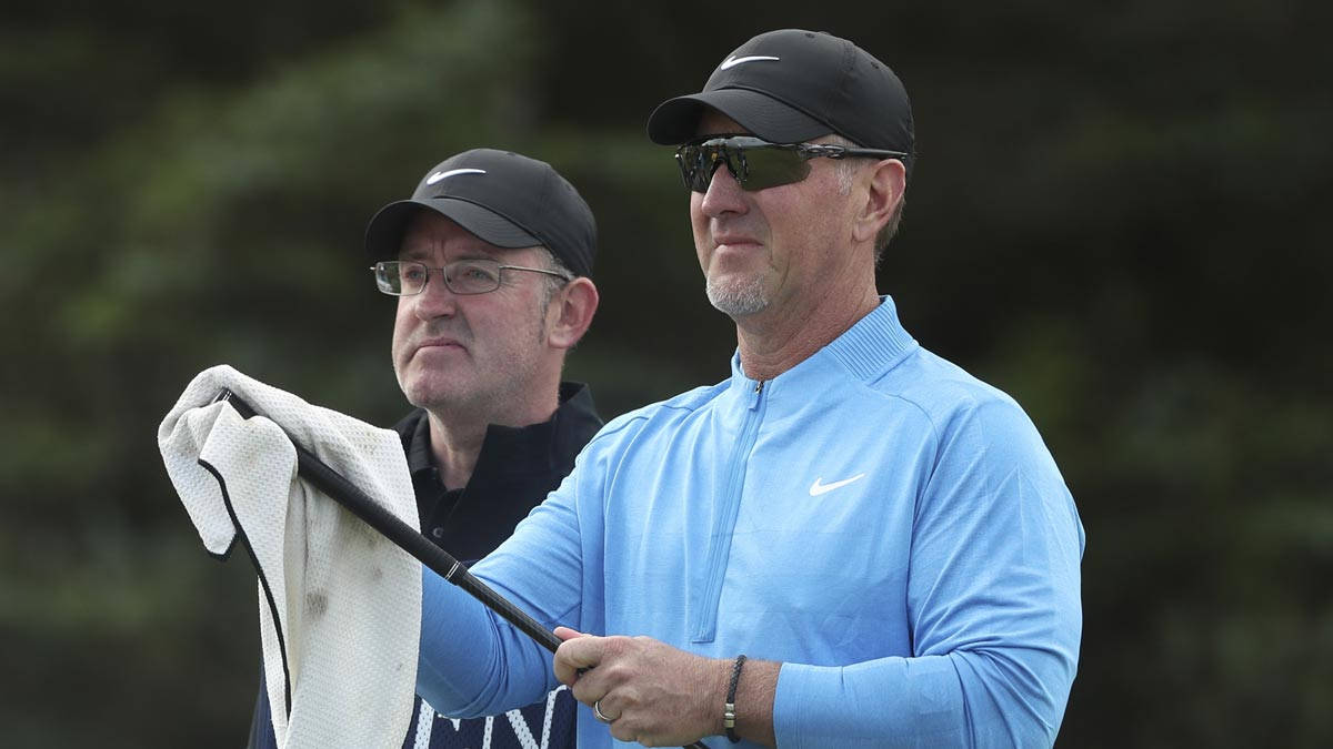 David Duval, golf course, blue shirt, SD Desktop Wallpaper