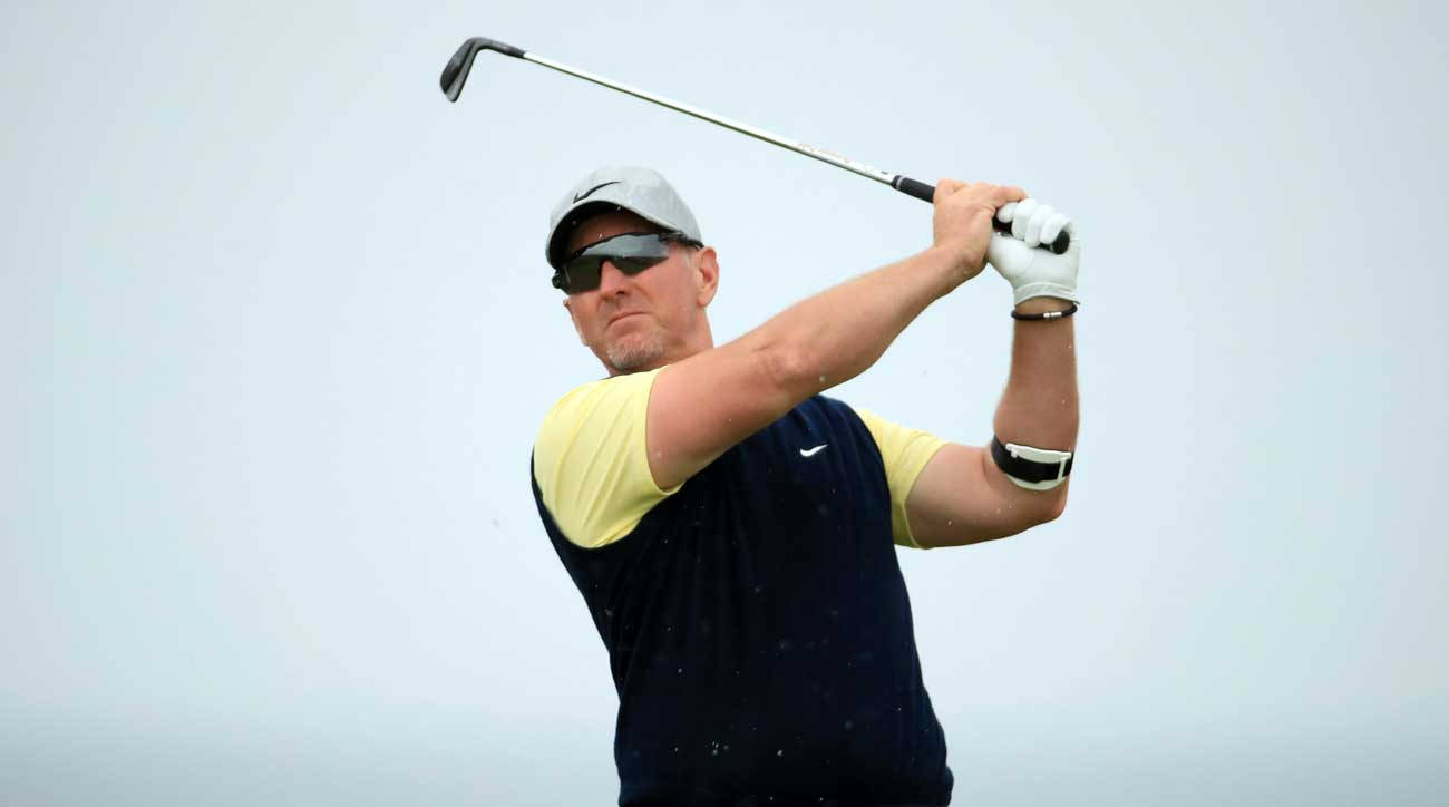 David Duval, yellow shirt, cap, HD Desktop Wallpaper