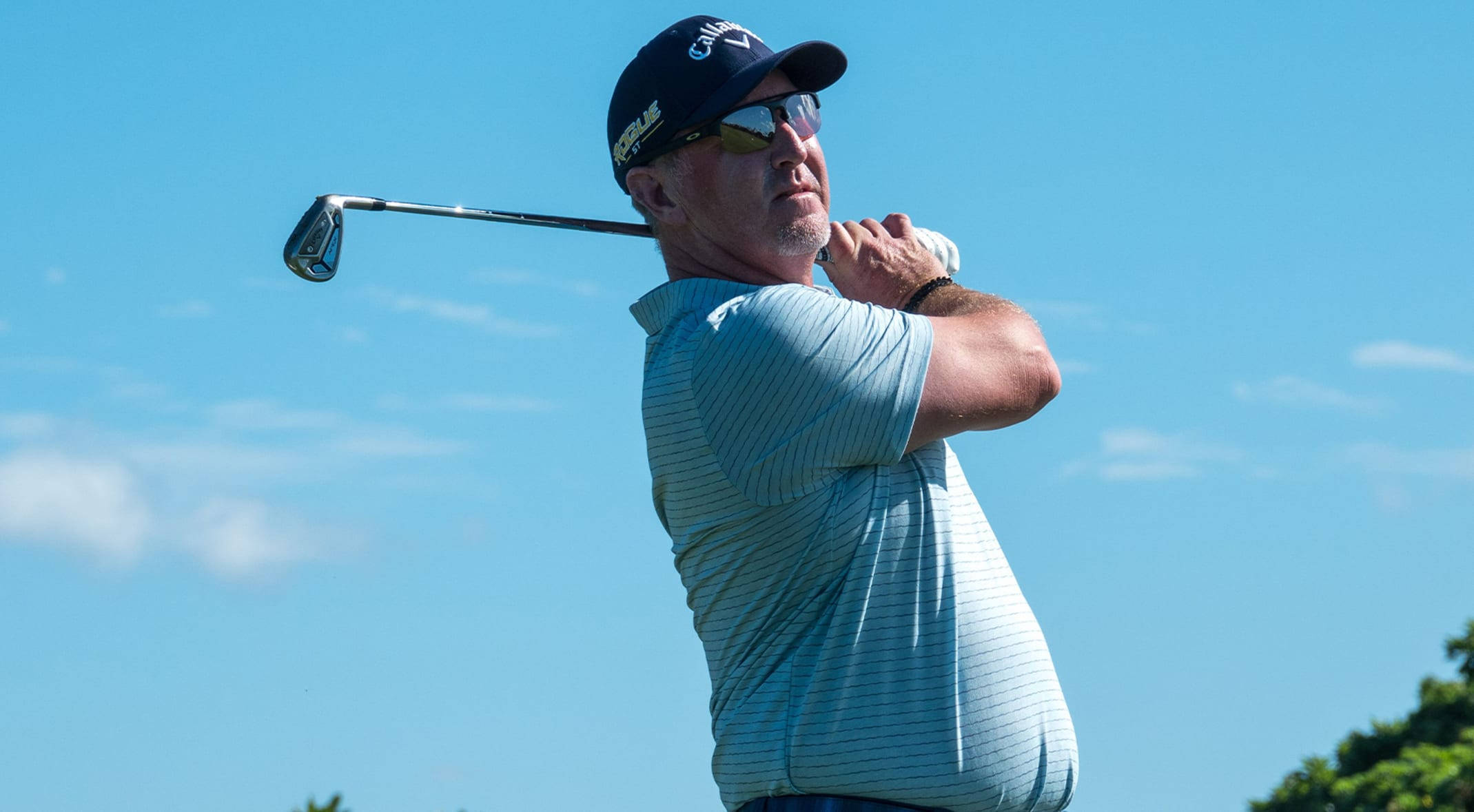 David Duval, blue sky, green trees, Full HD Desktop Wallpaper