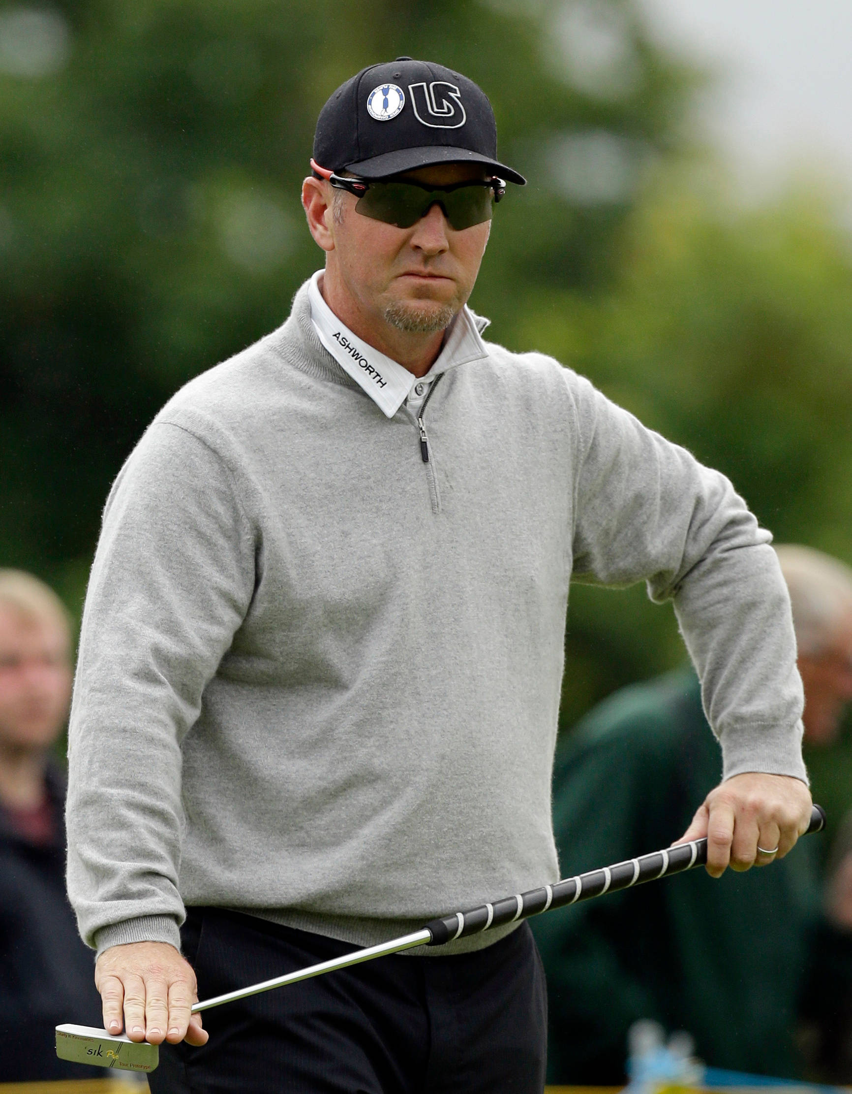 David Duval, gray pullover, cap, Full HD Phone Wallpaper