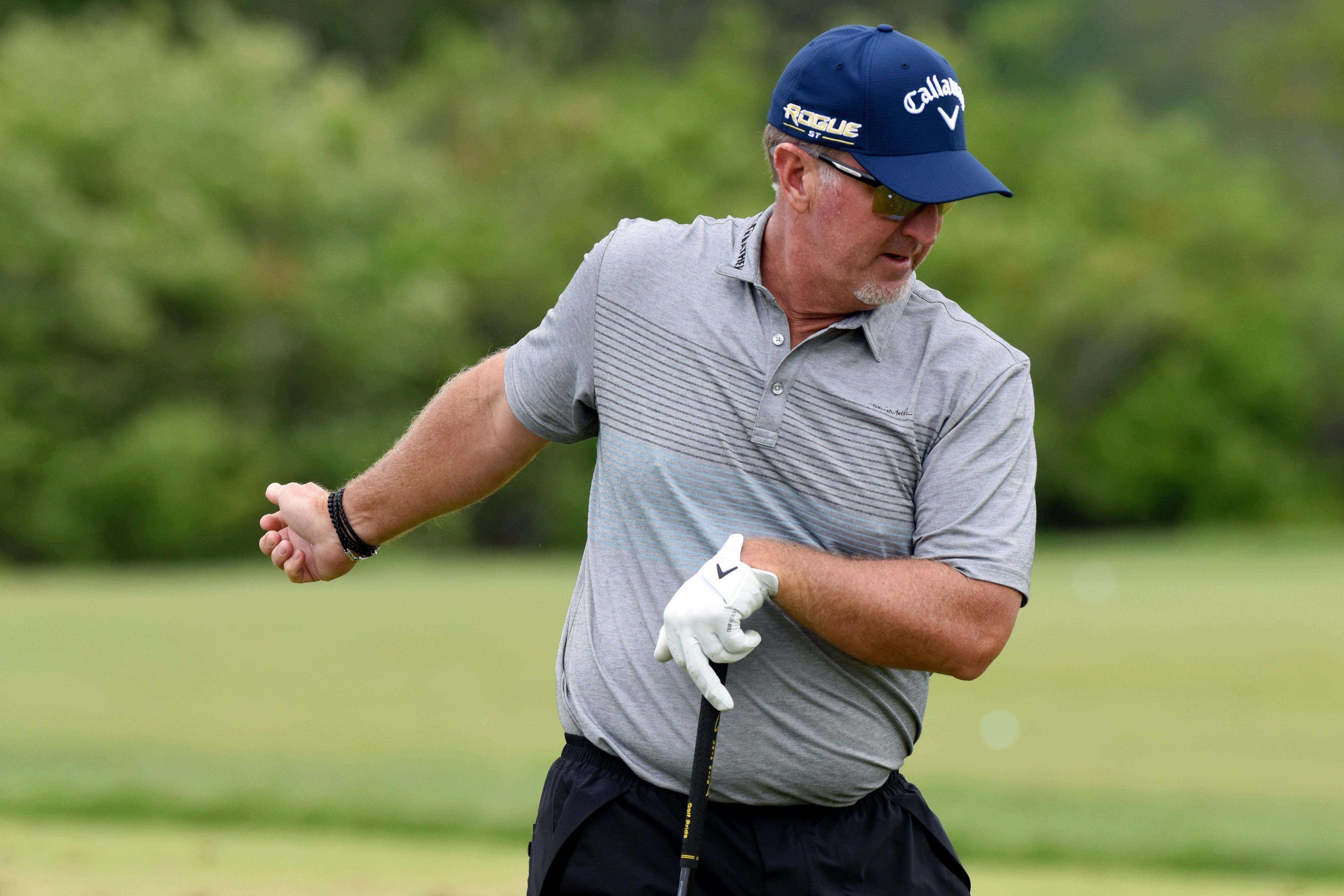 David Duval, blue cap, gray shirt, 5K Desktop Wallpaper