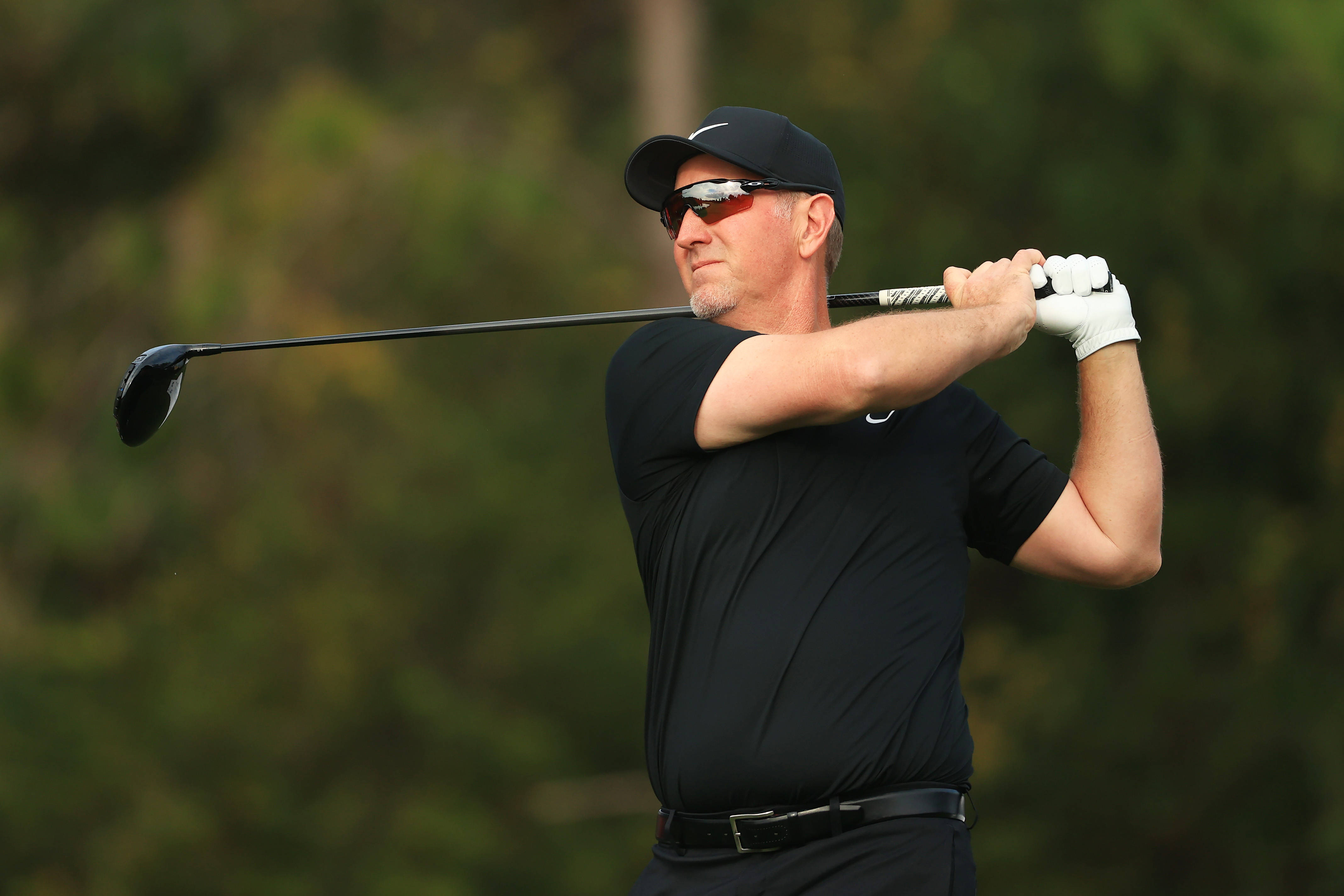 David Duval, all black outfit, golfer, 4K Desktop Wallpaper