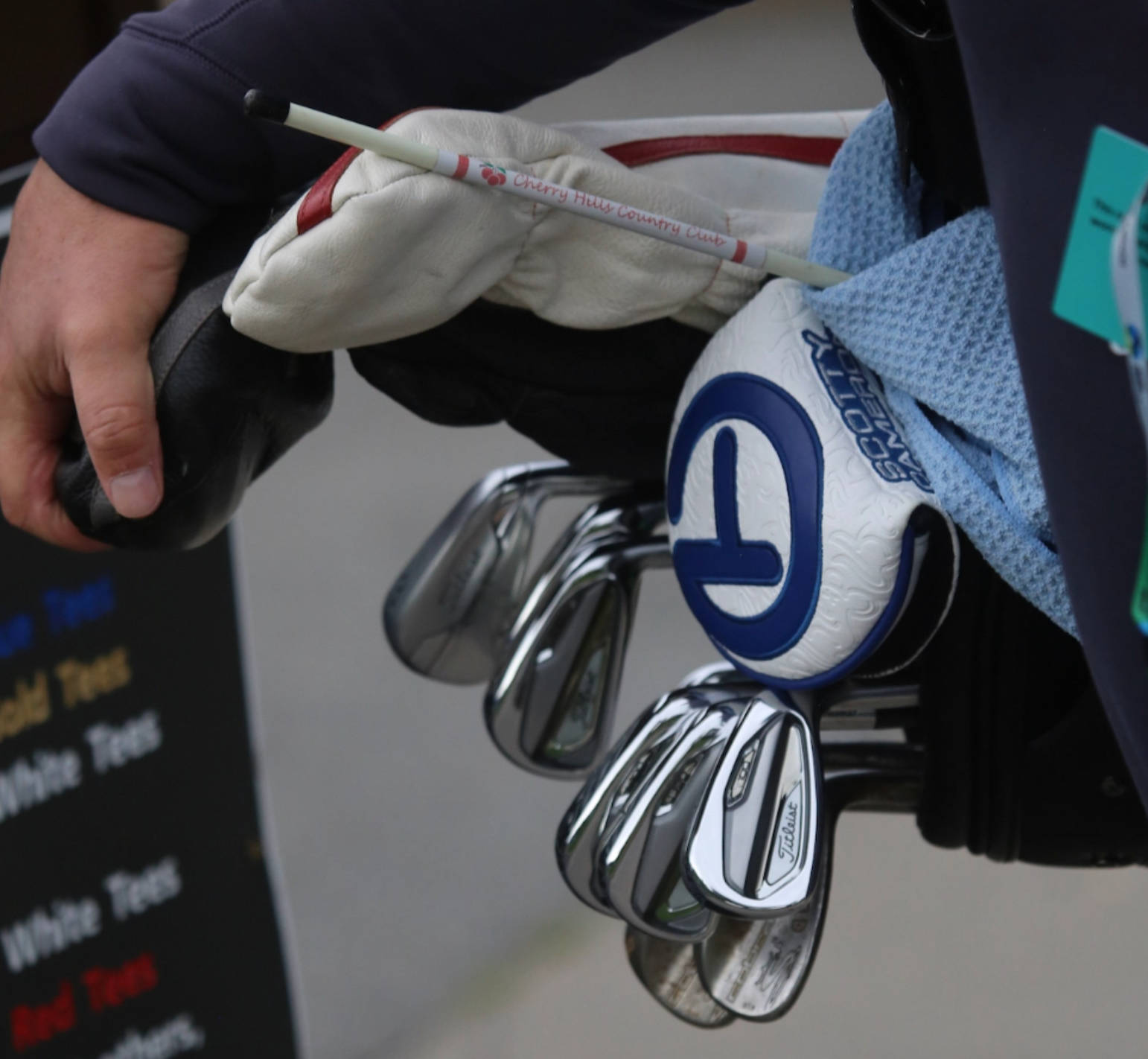 David Duval, golf bag handle, shiny metal clubs, HD Desktop Wallpaper
