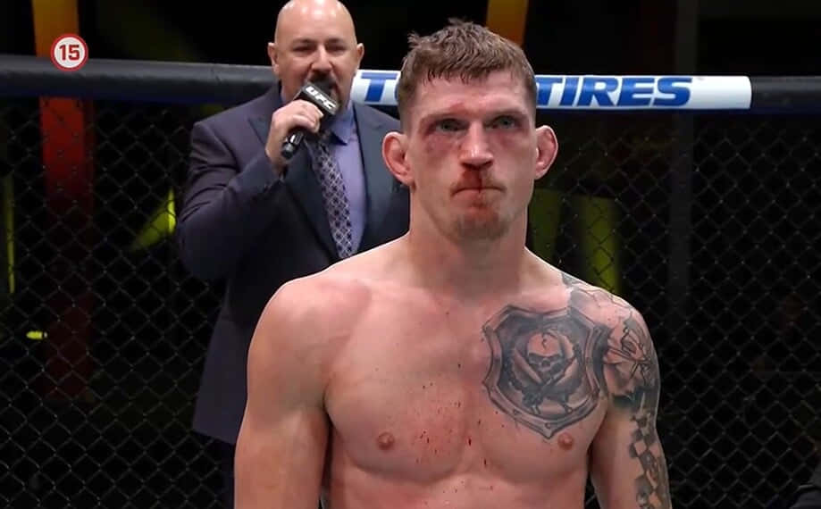 David Dvořák, MMA fighter, chest tattoo, SD Desktop Wallpaper