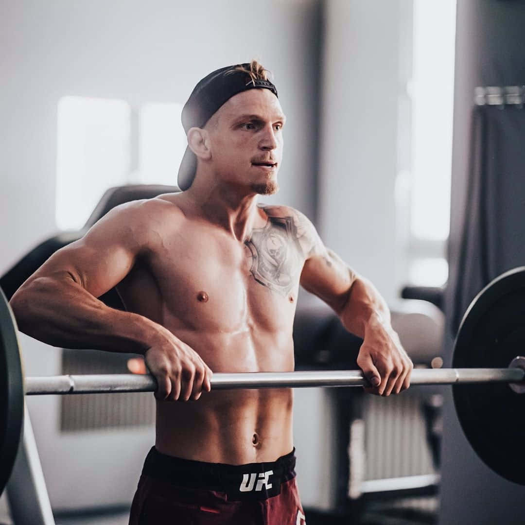 David Dvořák, barbell, bright gym, SD Desktop Wallpaper