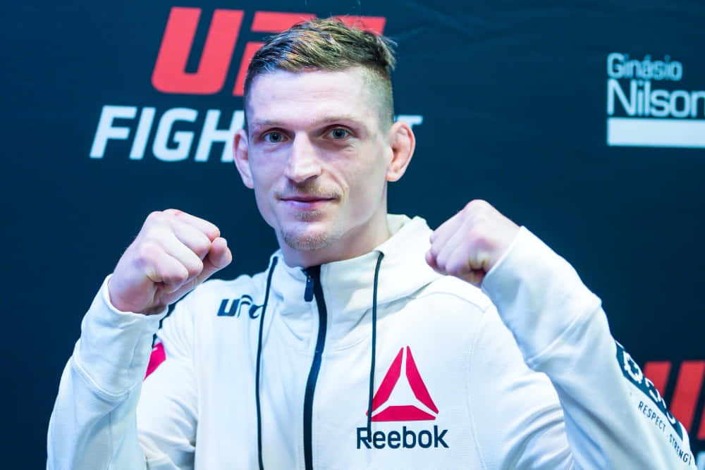 David Dvořák, UFC fighter, white Reebok hoodie, SD Desktop Wallpaper