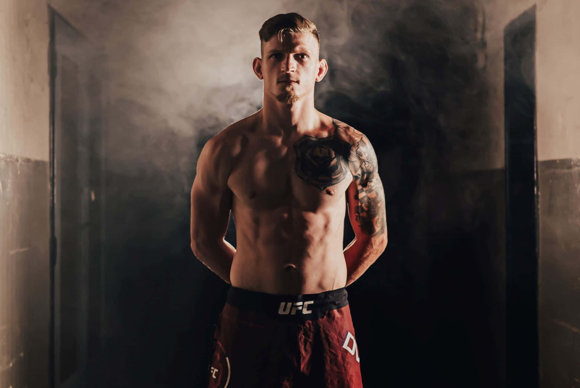David Dvořák, UFC fighter, tattoos, Full HD Desktop Wallpaper